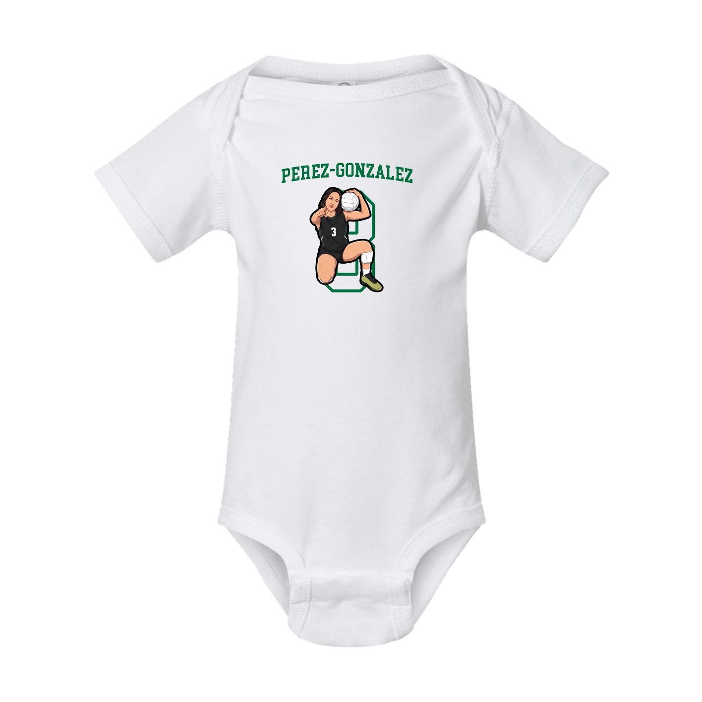 Baby Onesie — Shirsey in White