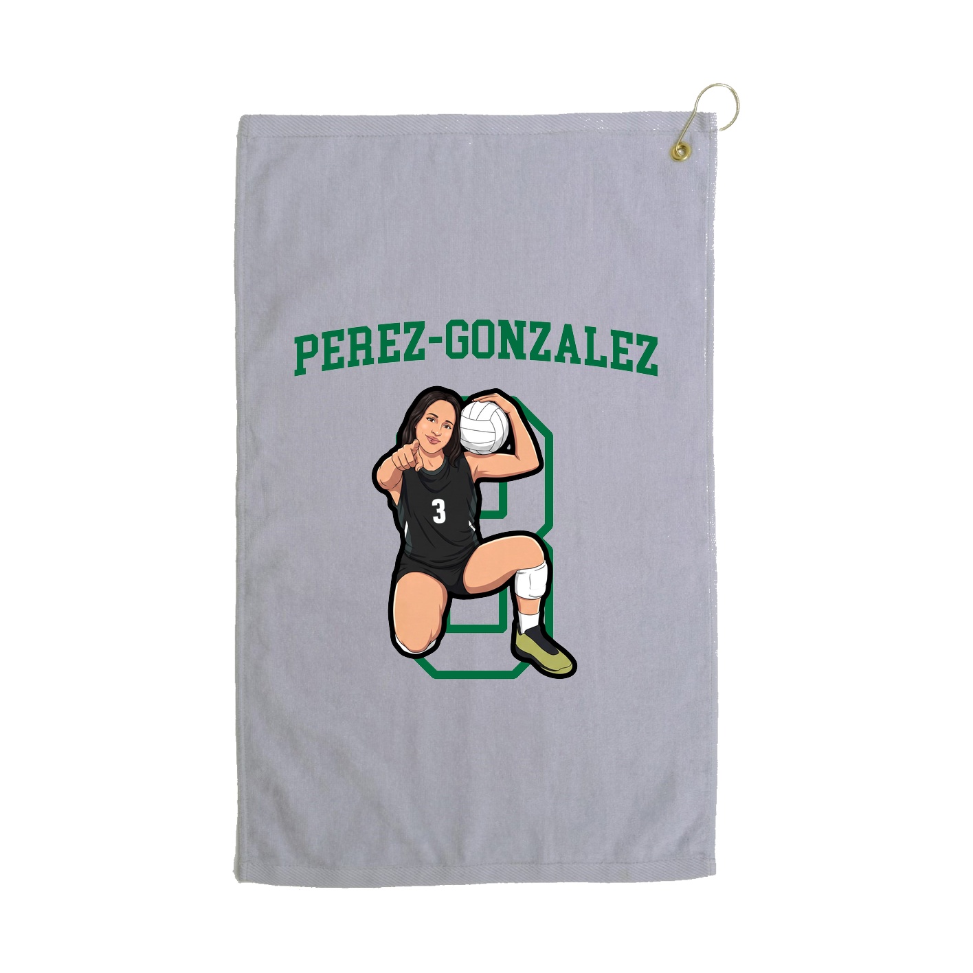 Golf Towel — Shirsey in Grey