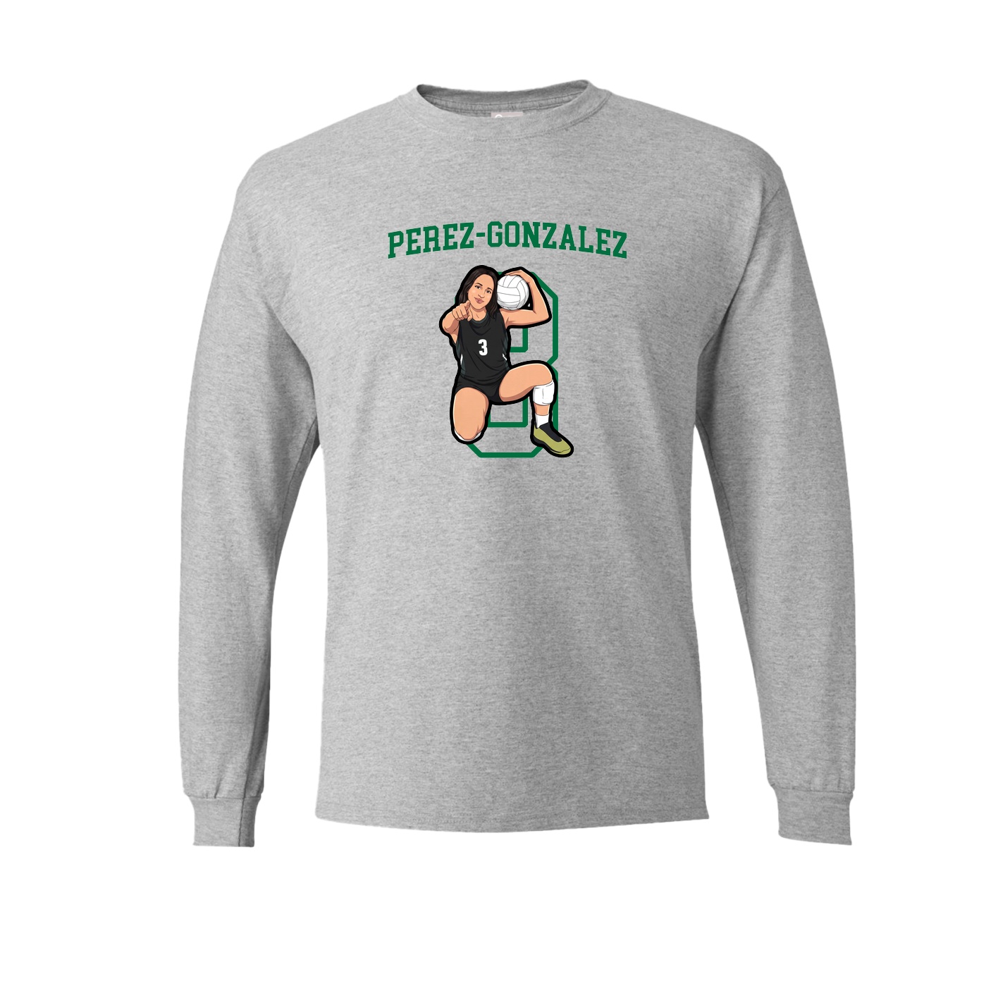 Long Sleeve Tee — Shirsey in Grey