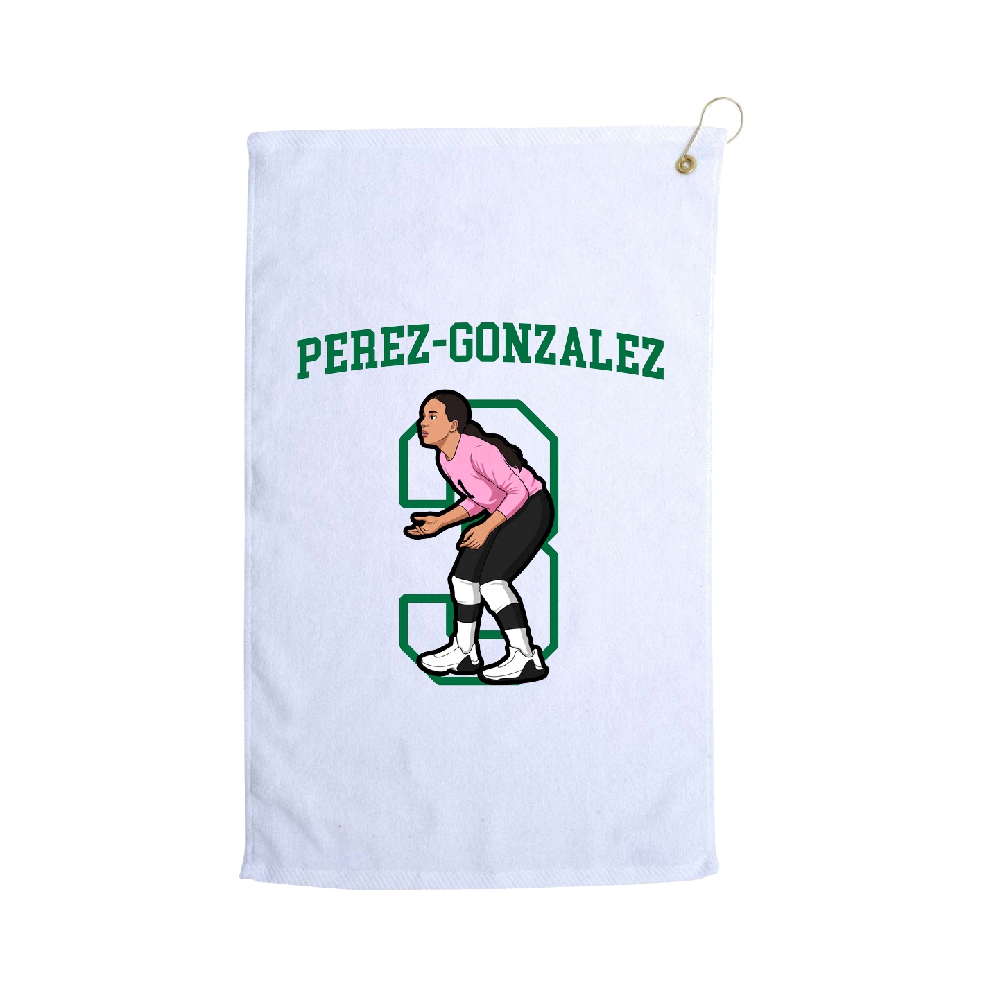 Golf Towel — Shirsey in White