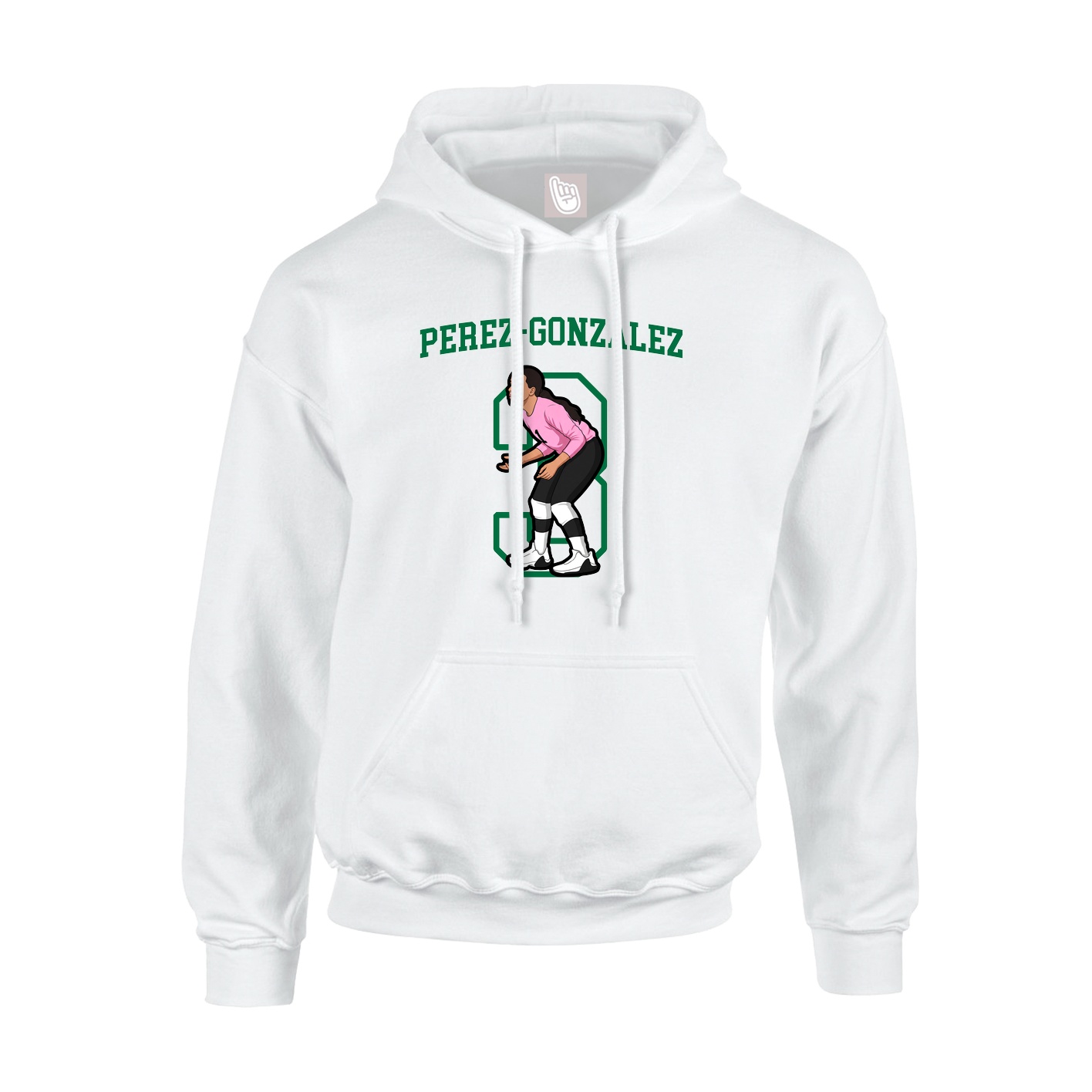 Hoodie — Shirsey in White