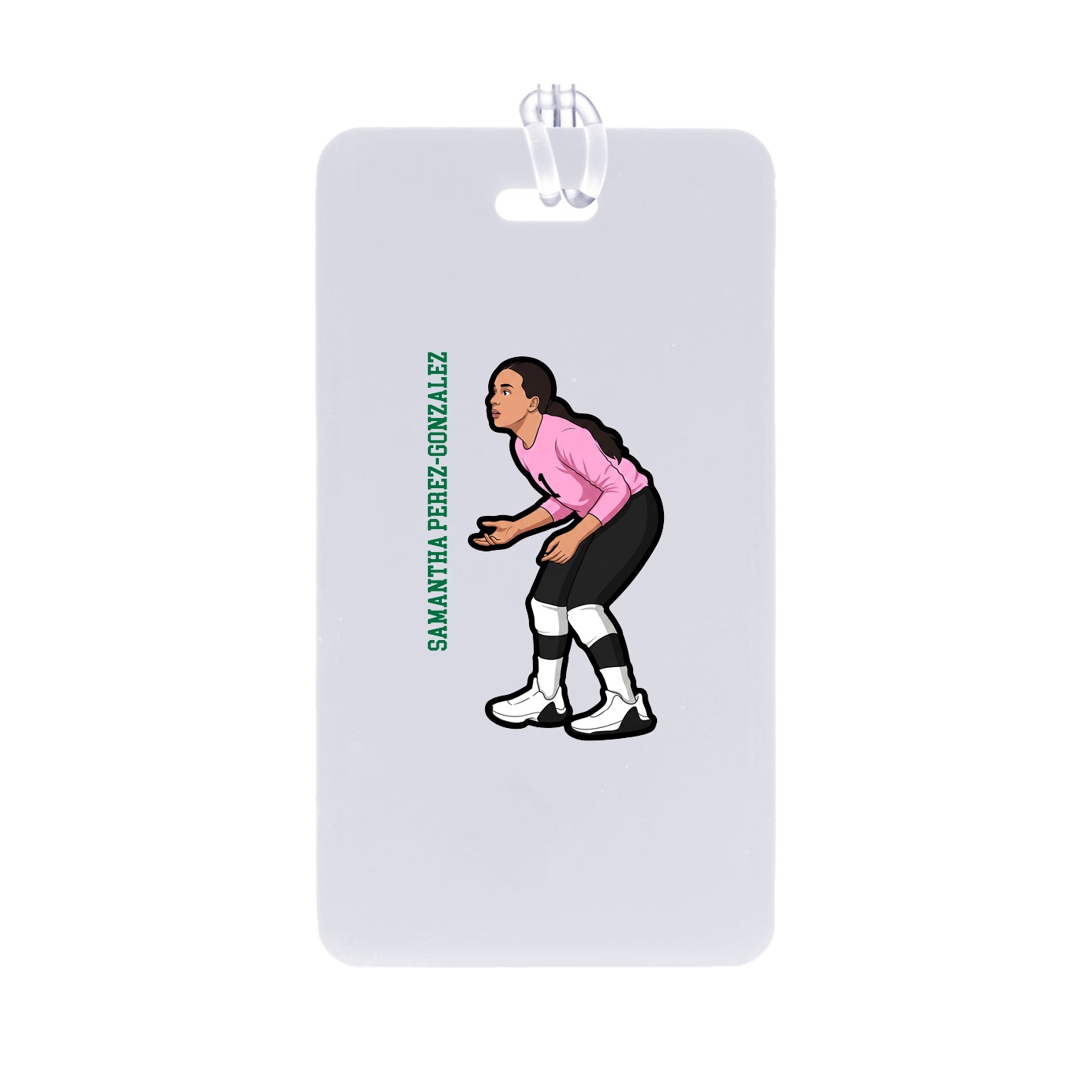 Bag Tag — Name Vertical in Classic