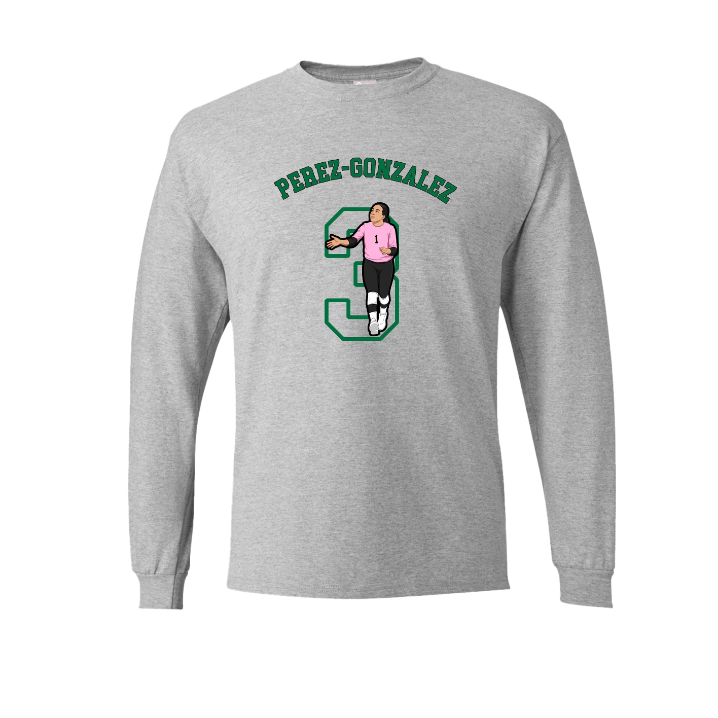 Long Sleeve Tee — Shirsey Arch in Grey