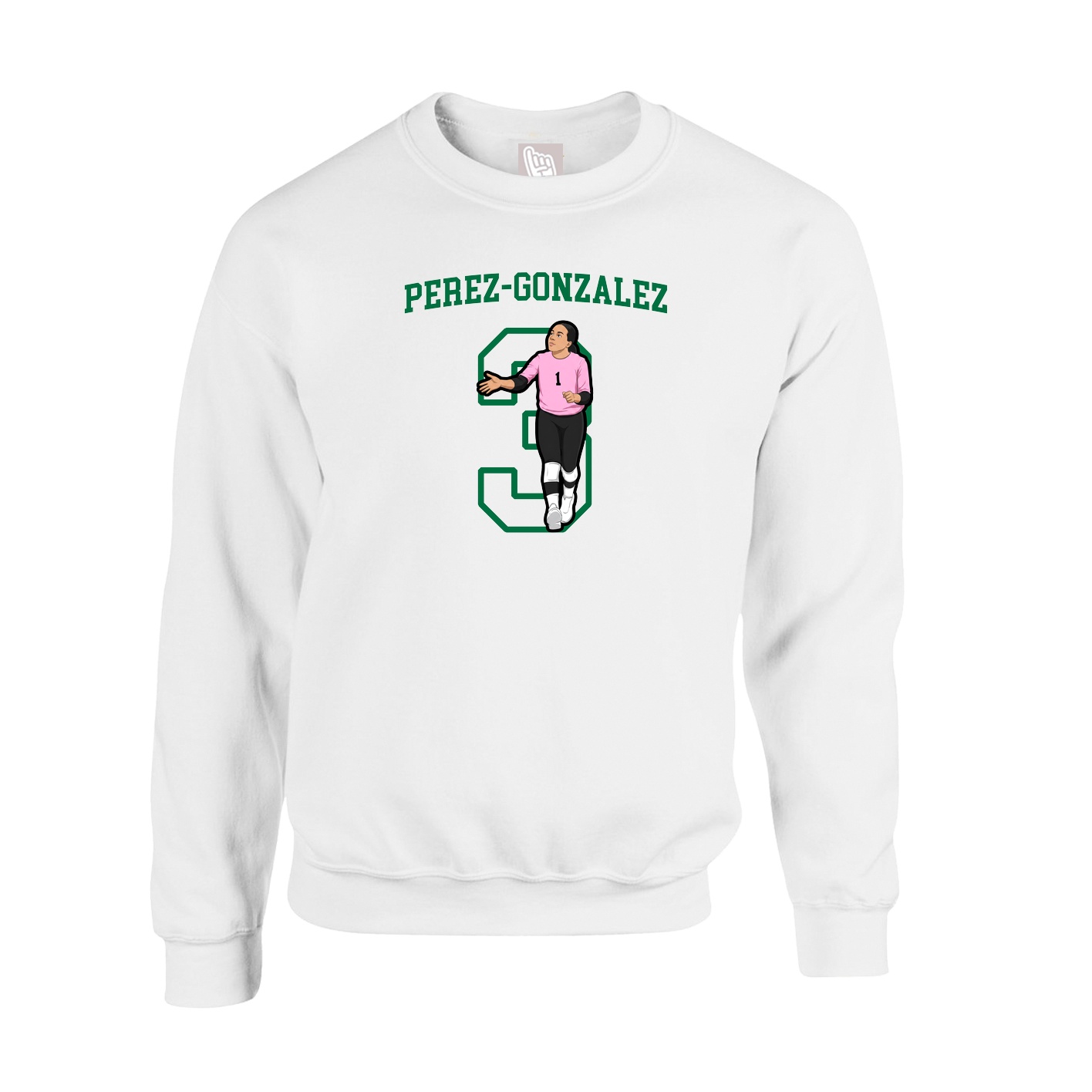 Fleece Crew — Shirsey in White
