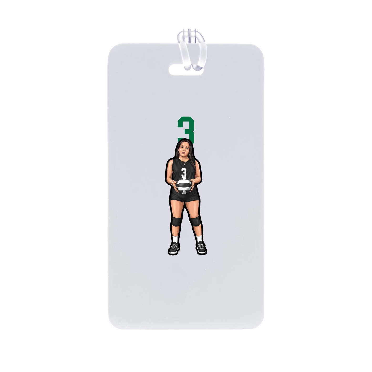 Bag Tag — Number Top in Classic