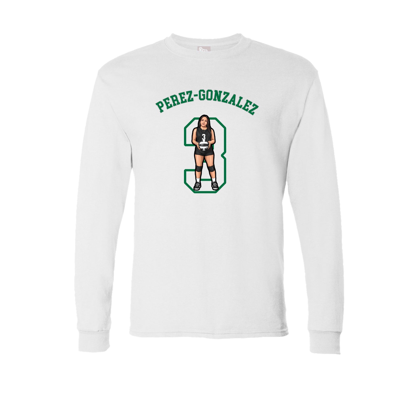 Long Sleeve Tee — Shirsey Arch in White