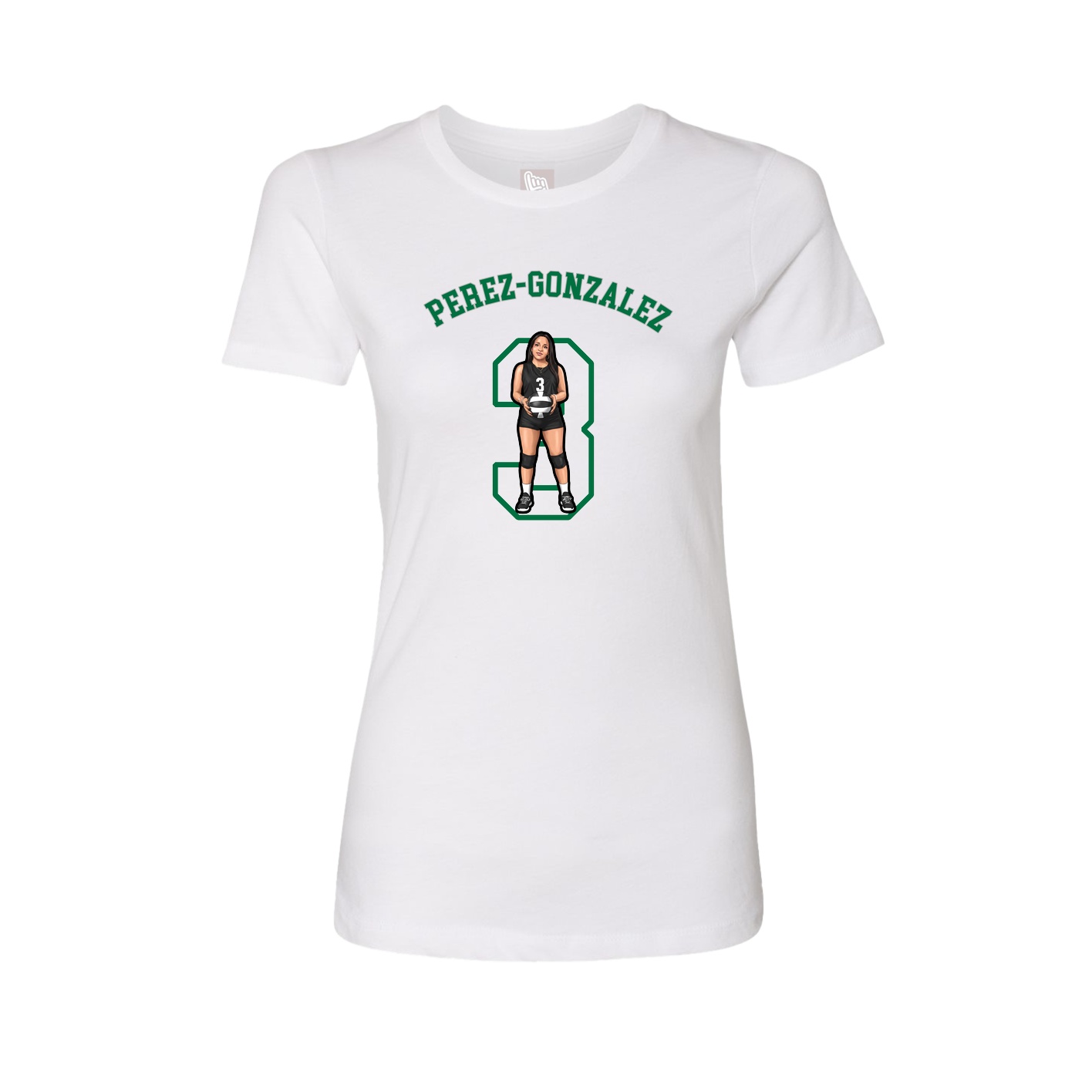 Womens Tee — Shirsey Arch in White