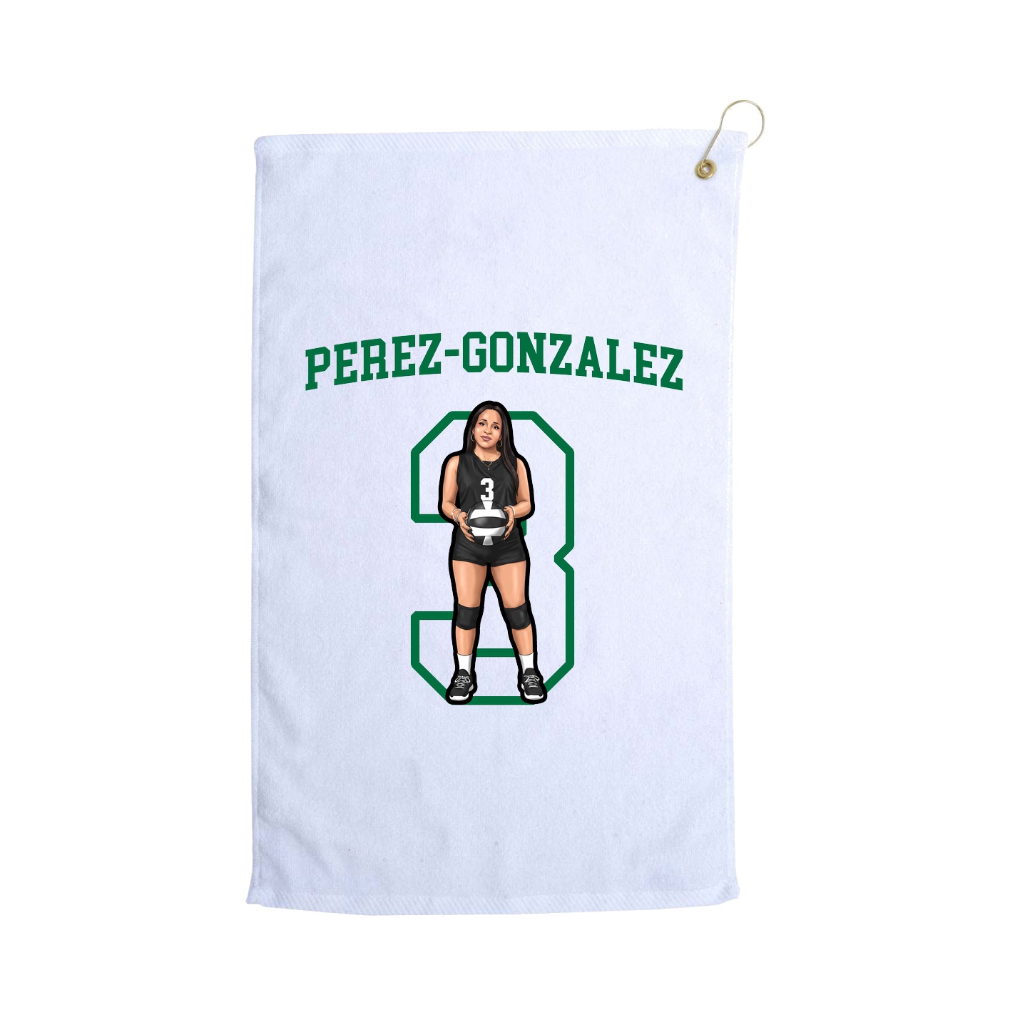 Golf Towel — Shirsey in White