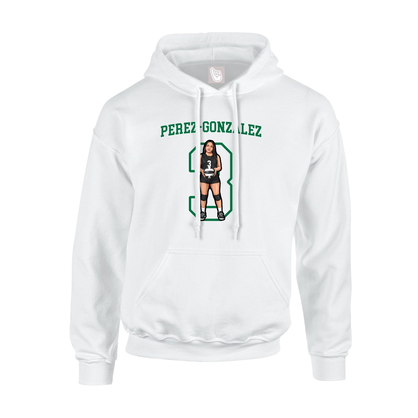 Hoodie — Shirsey in White