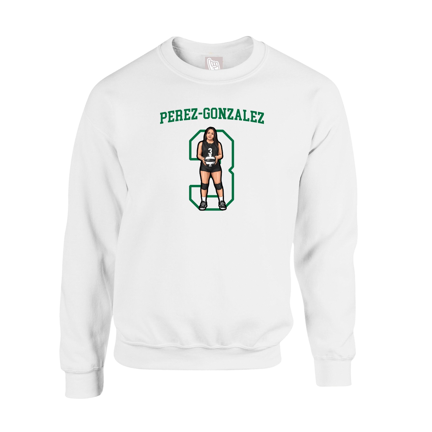 Fleece Crew — Shirsey in White
