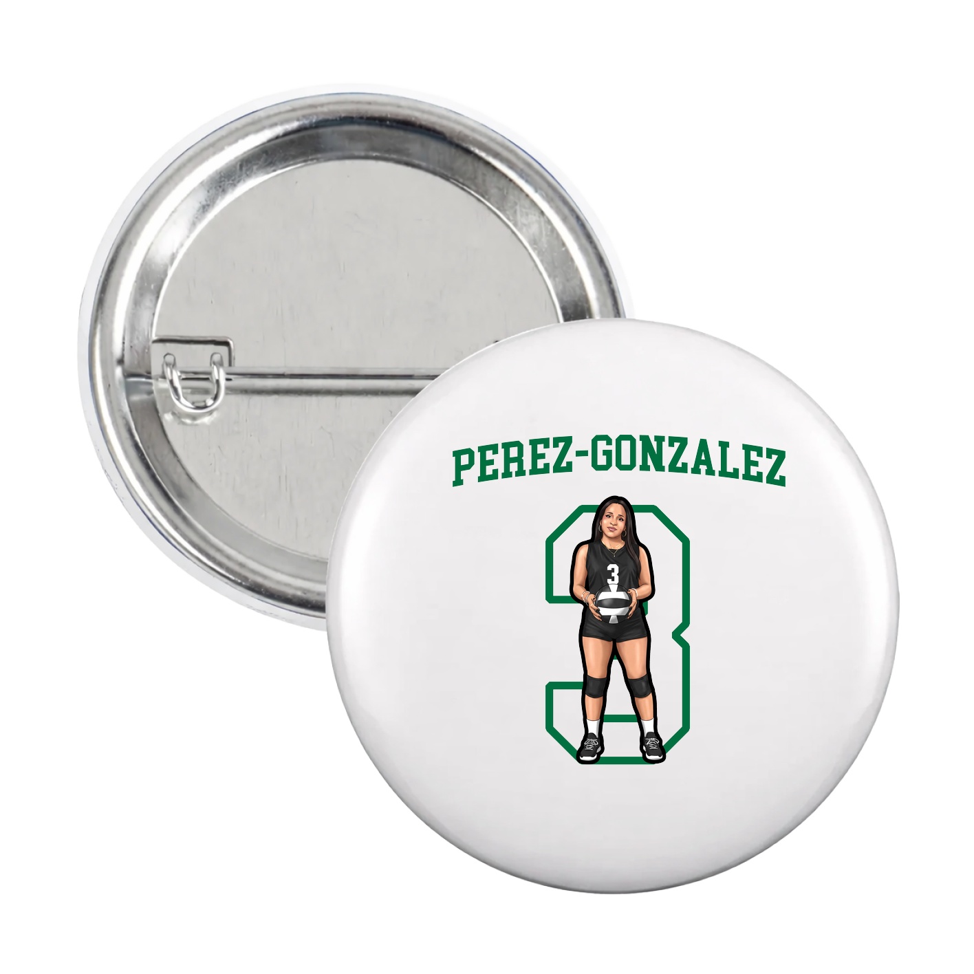 Game Day Button — Shirsey in White
