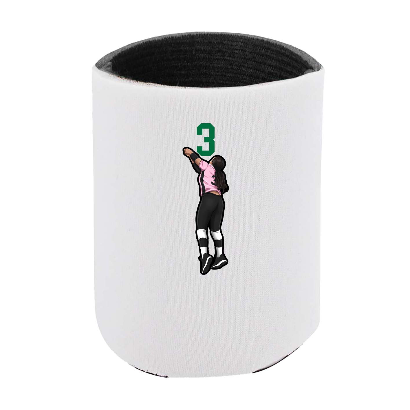 Can Holder — Number Top in White