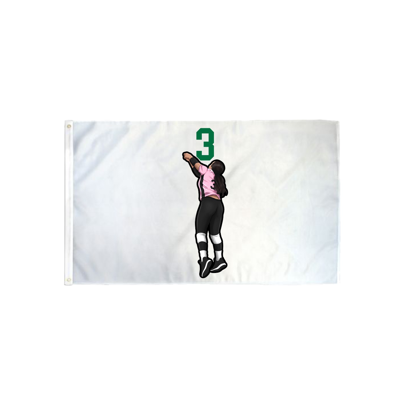 3x5 Flag — Number Top in Classic