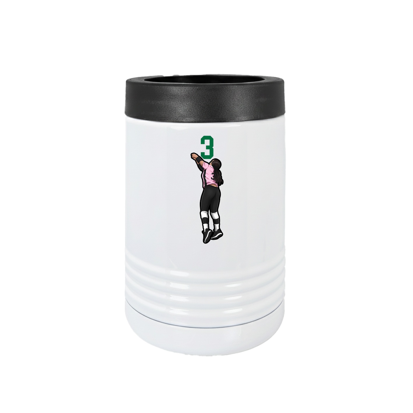 Beverage Holder — Number Top in White