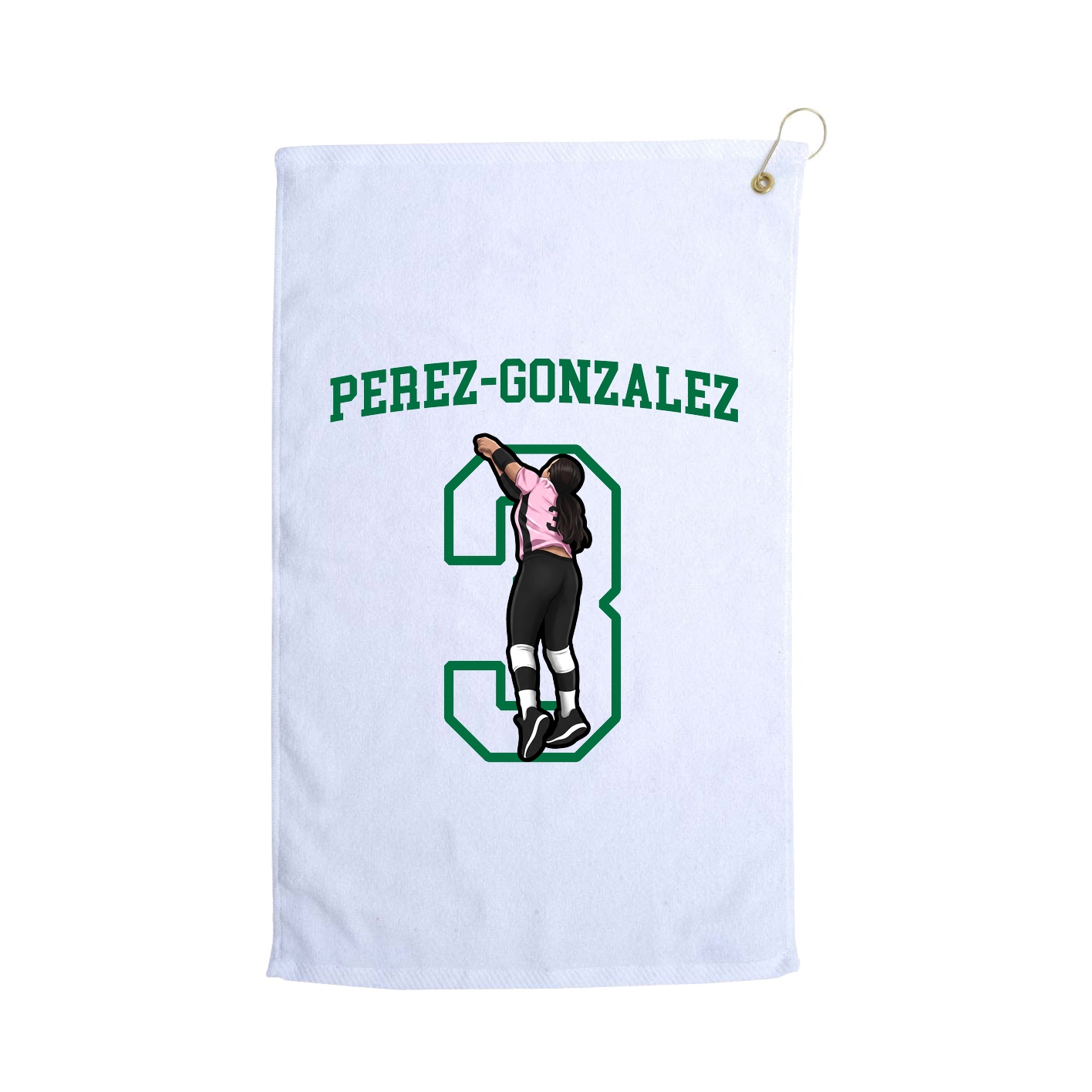 Golf Towel — Shirsey in White