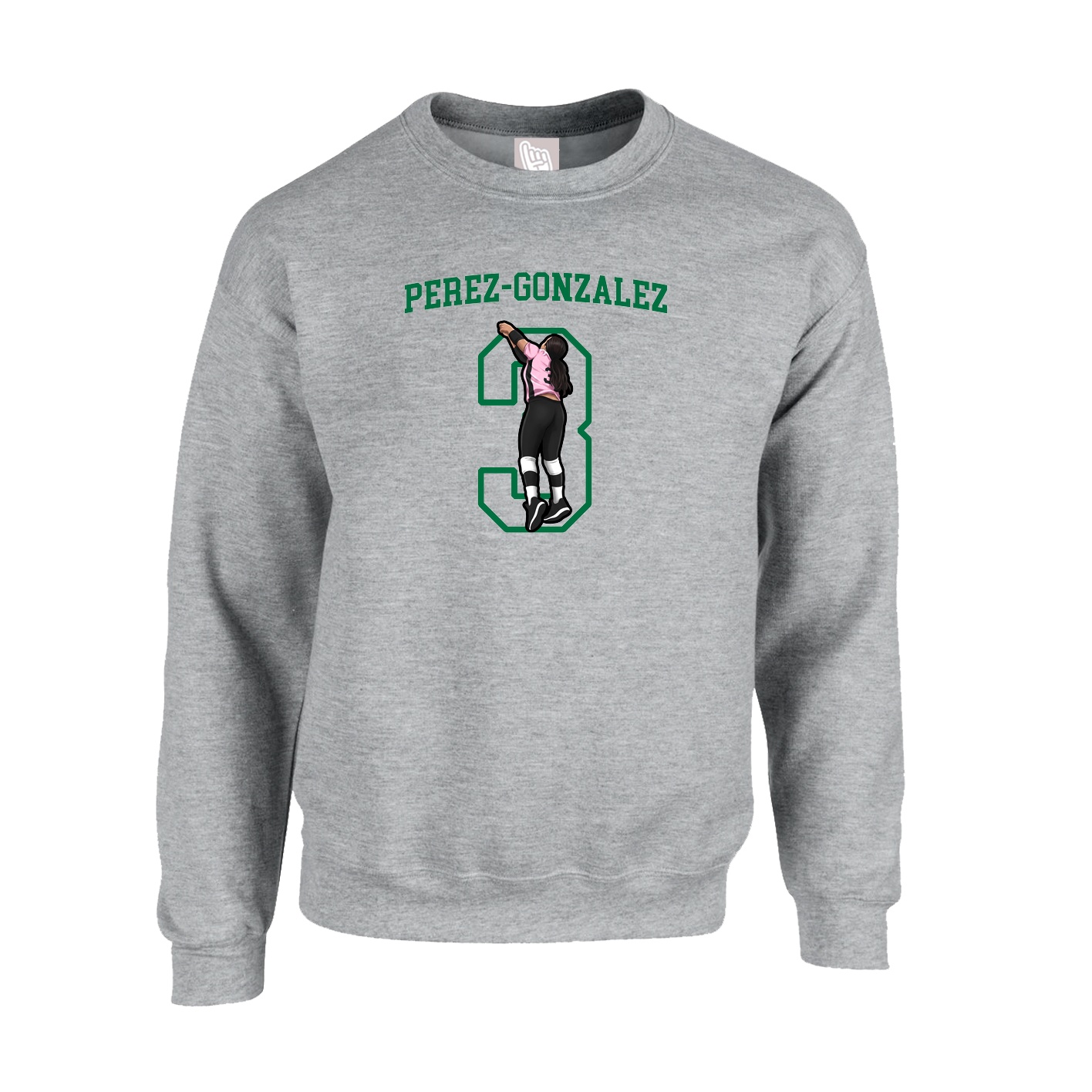 Fleece Crew — Shirsey in Grey