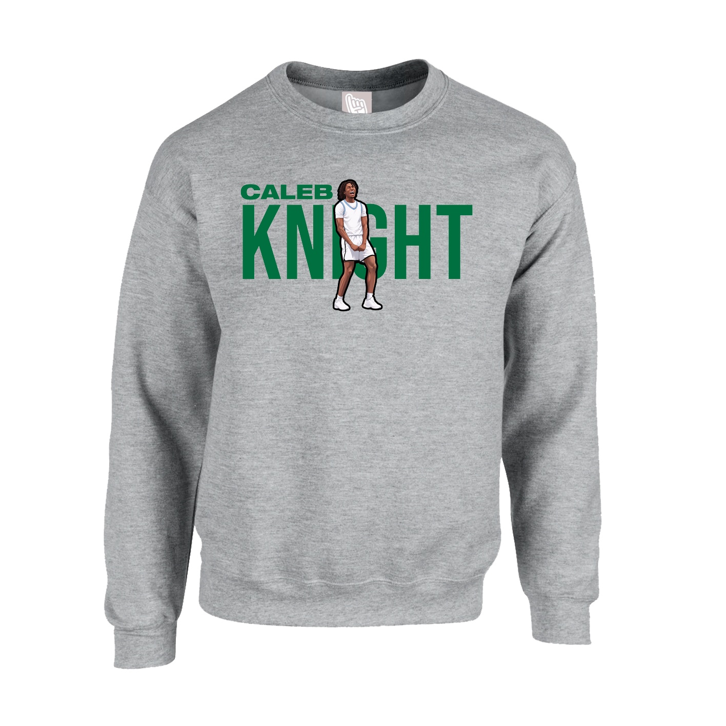 Fleece Crew — Player Name in Grey