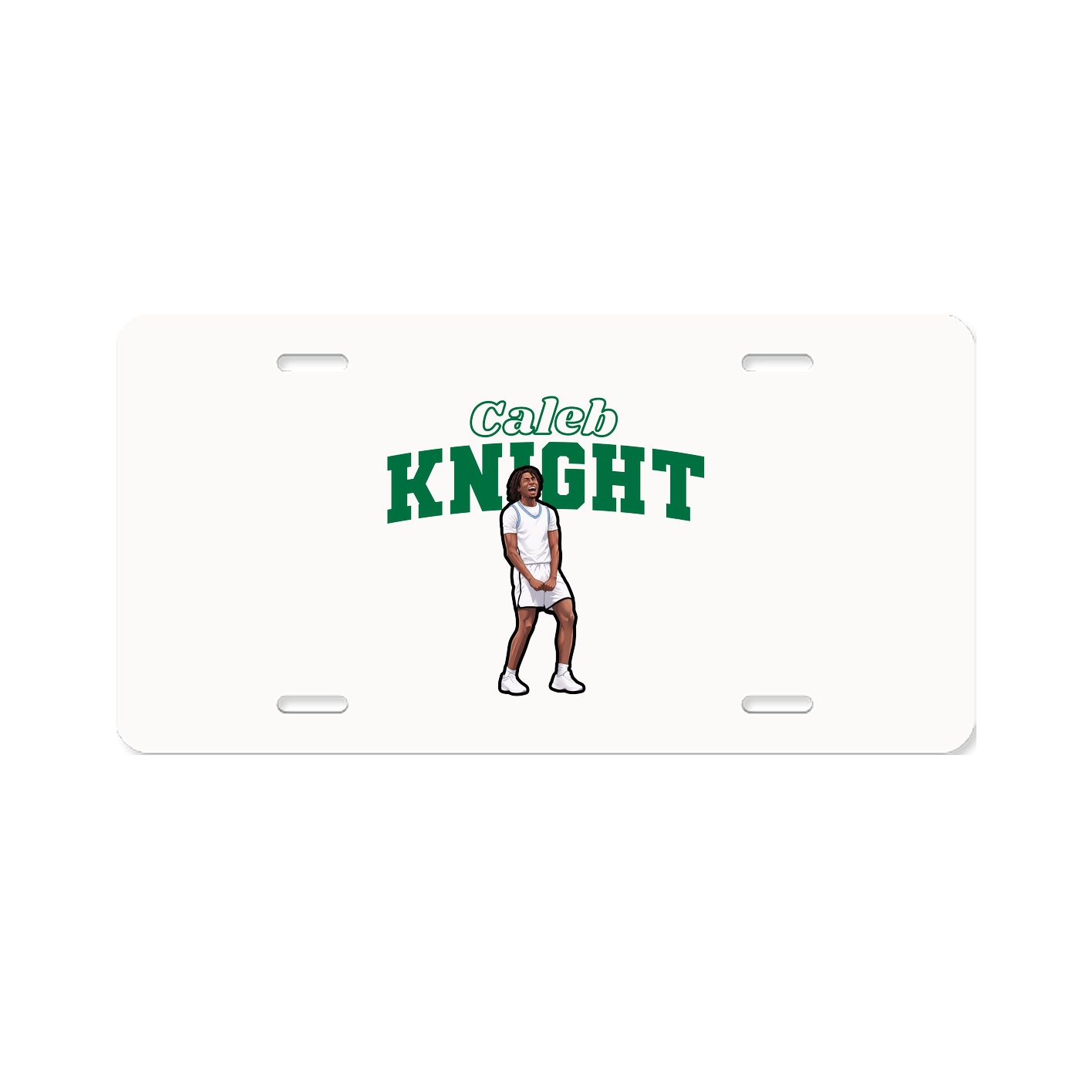 License Plate — Name Arch in Classic