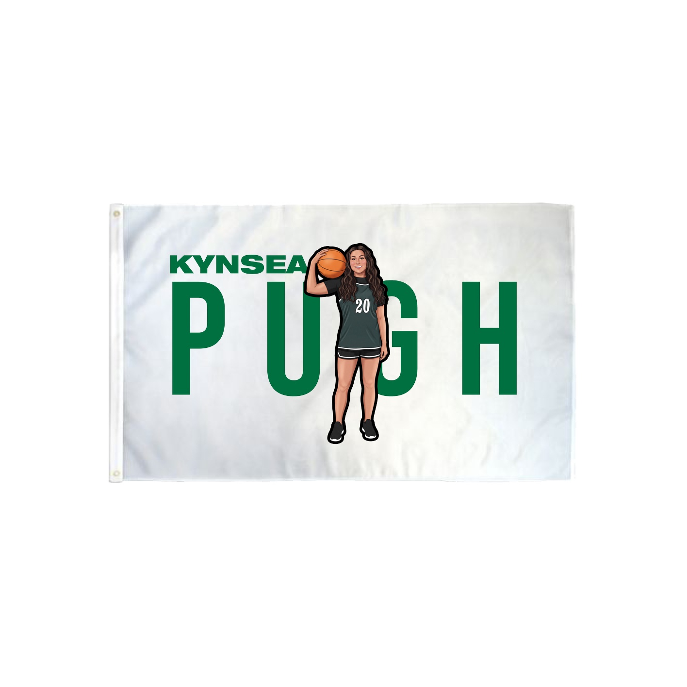3x5 Flag — Player Name in Classic