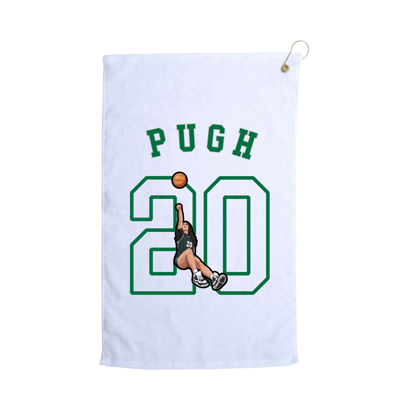 Golf Towel — Shirsey Arch in White
