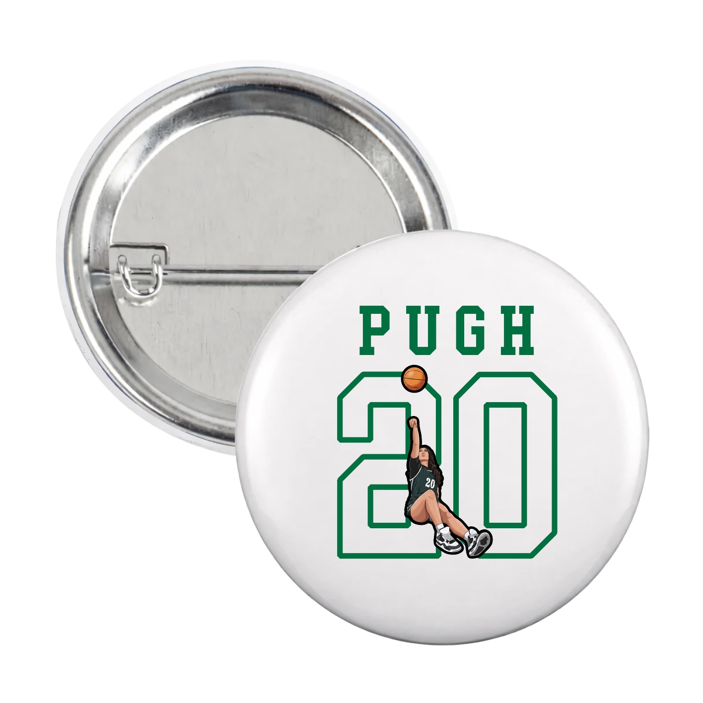 Game Day Button — Shirsey in White