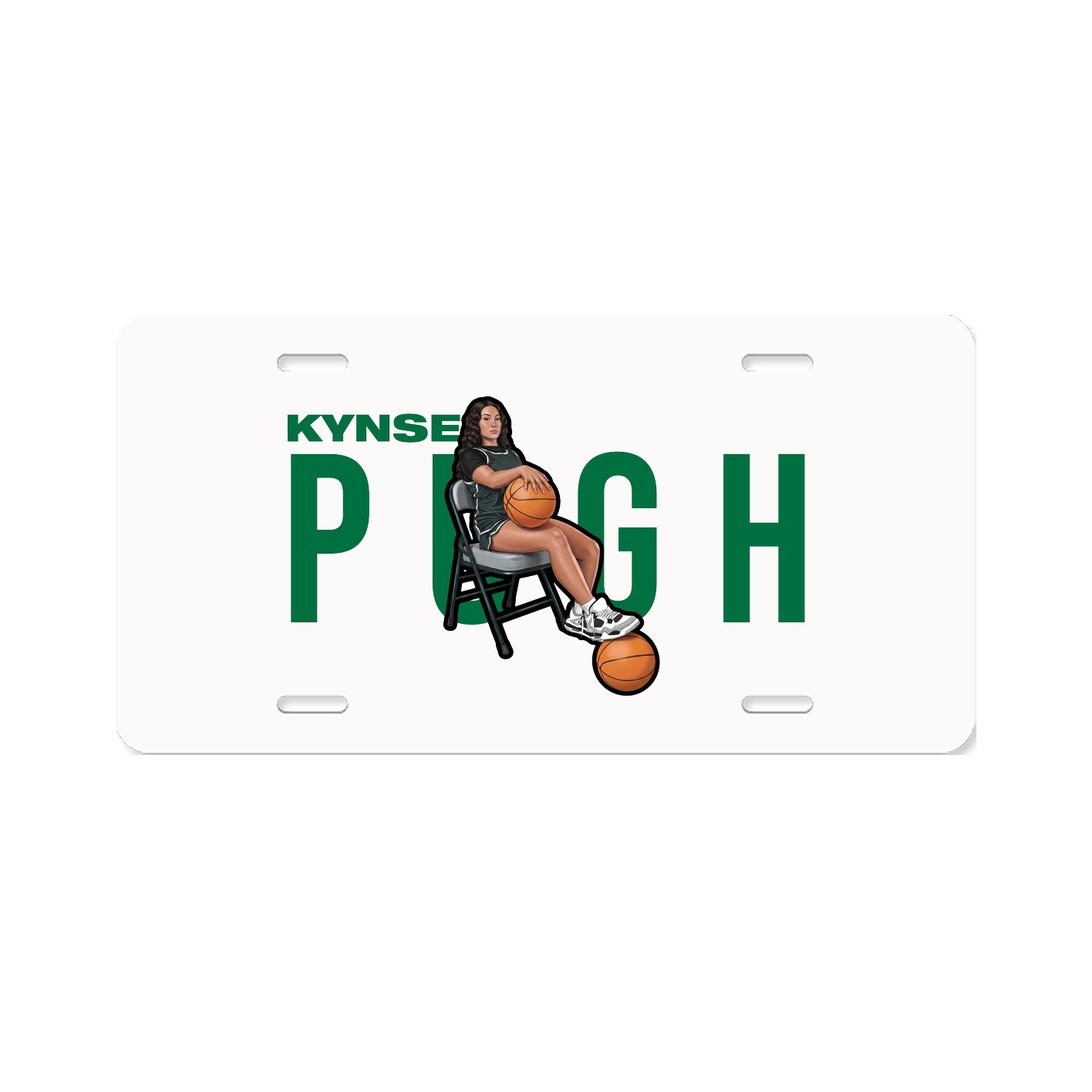 License Plate — Player Name in Classic
