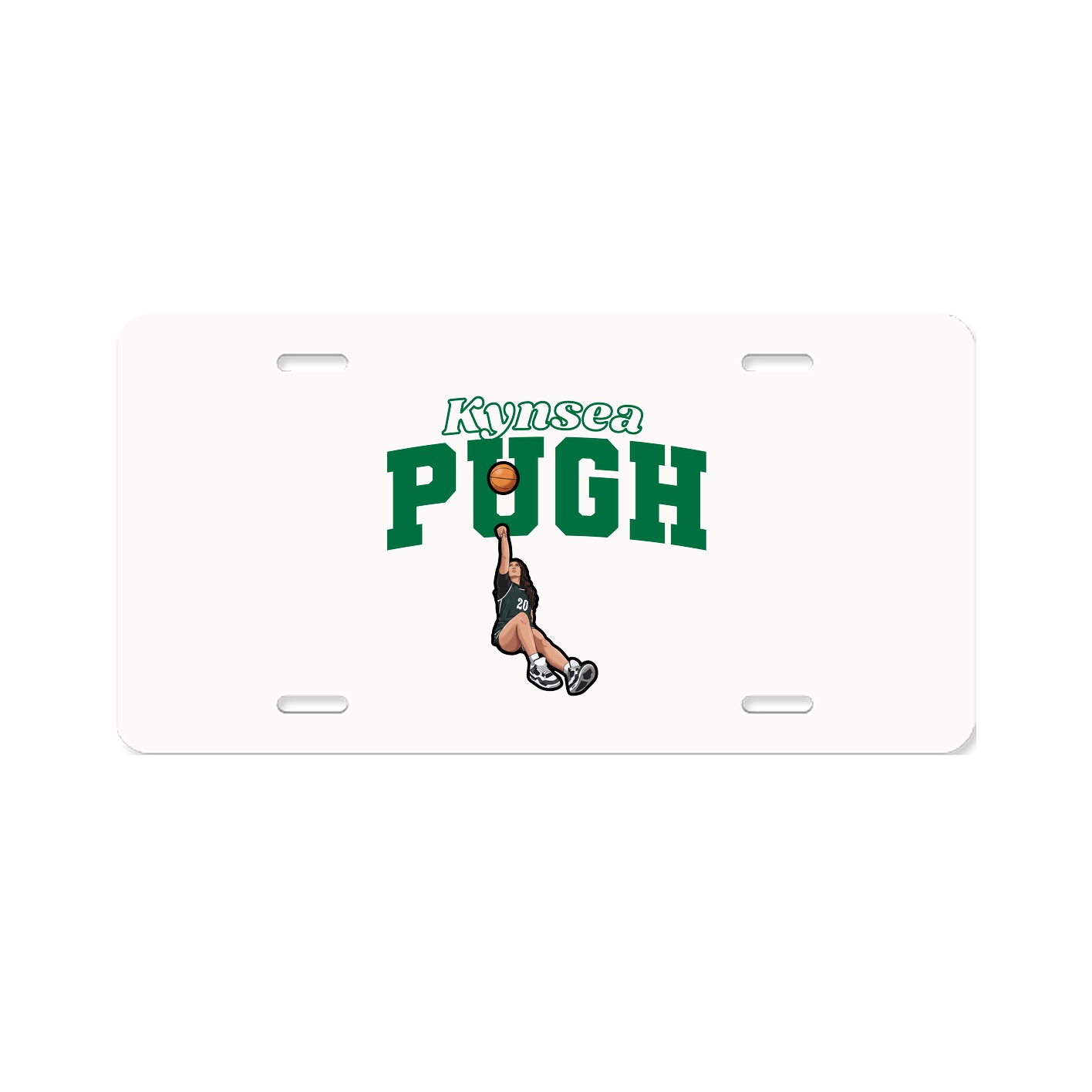 License Plate — Name Arch in Classic