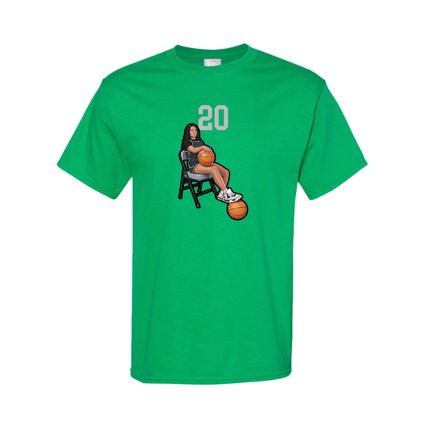 Tee — Number Top in Green