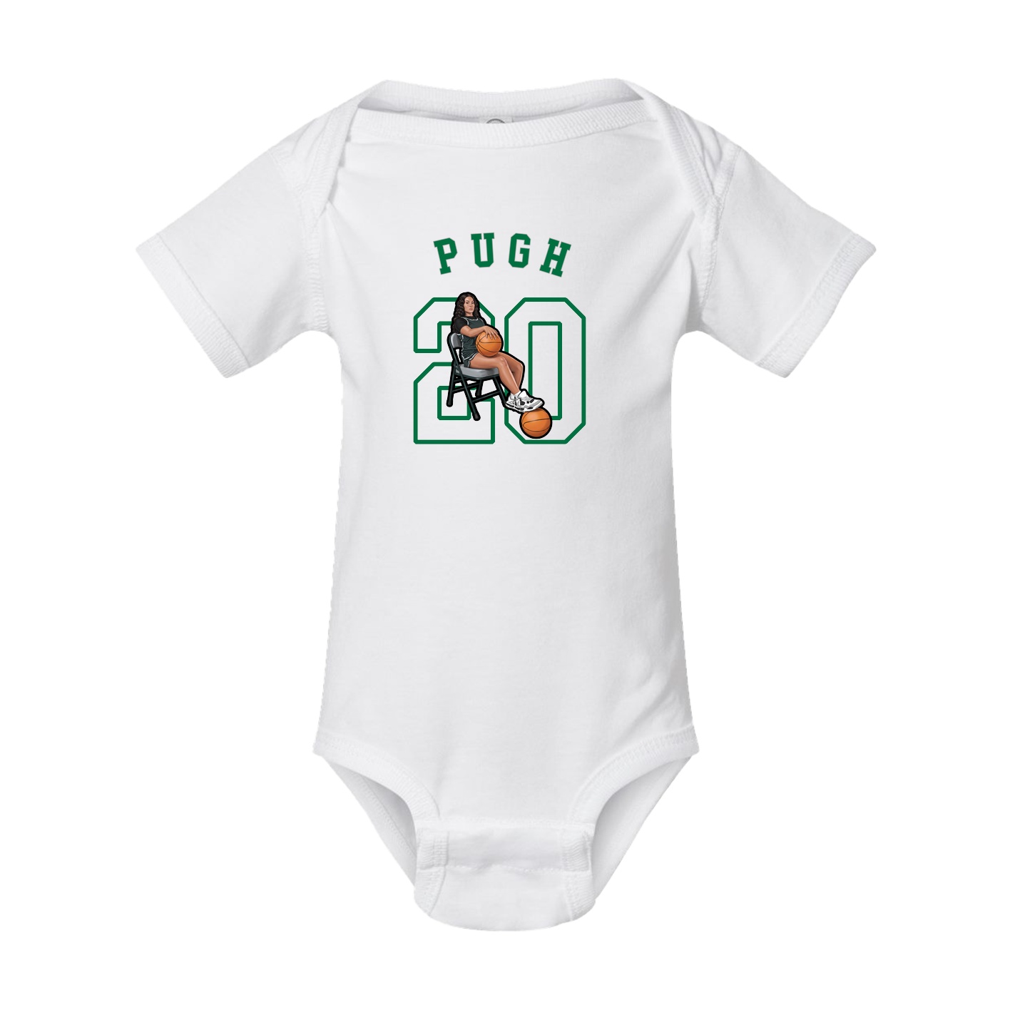 Baby Onesie — Shirsey Arch in White