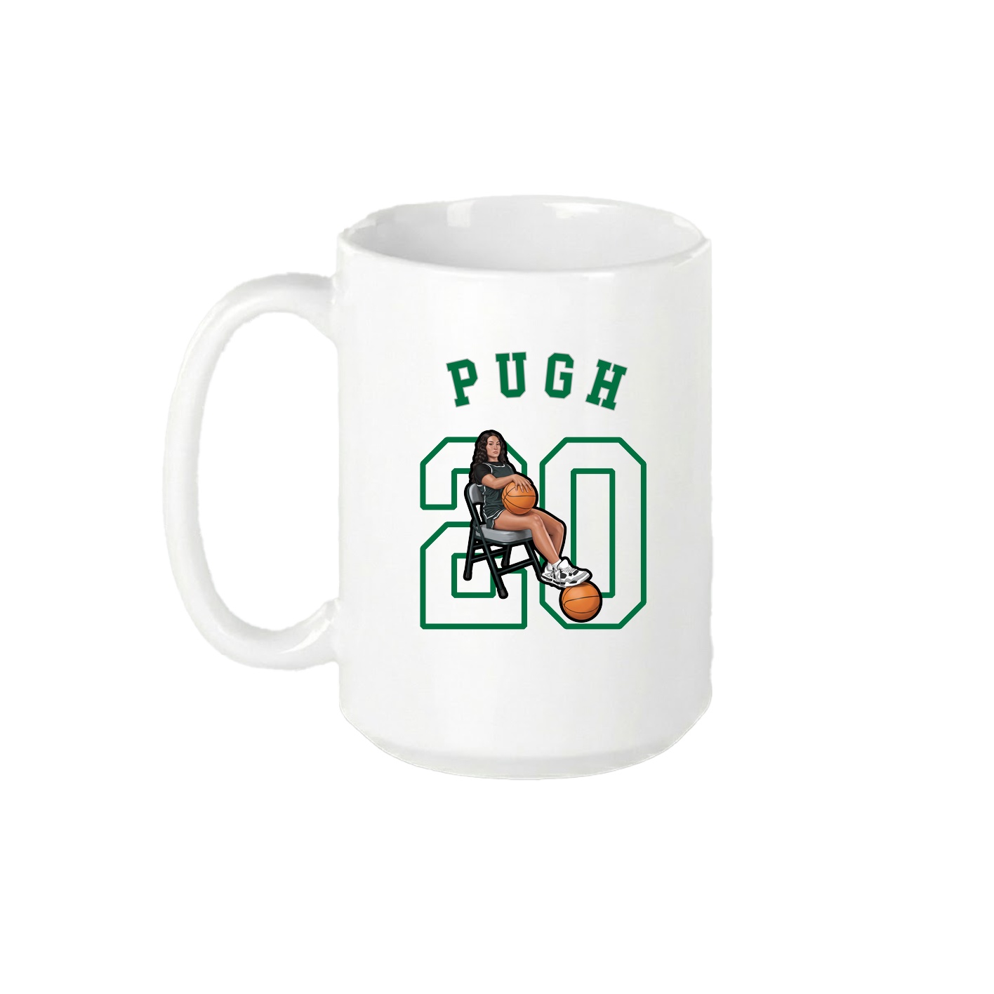 15oz Coffee Mug — Shirsey Arch in White