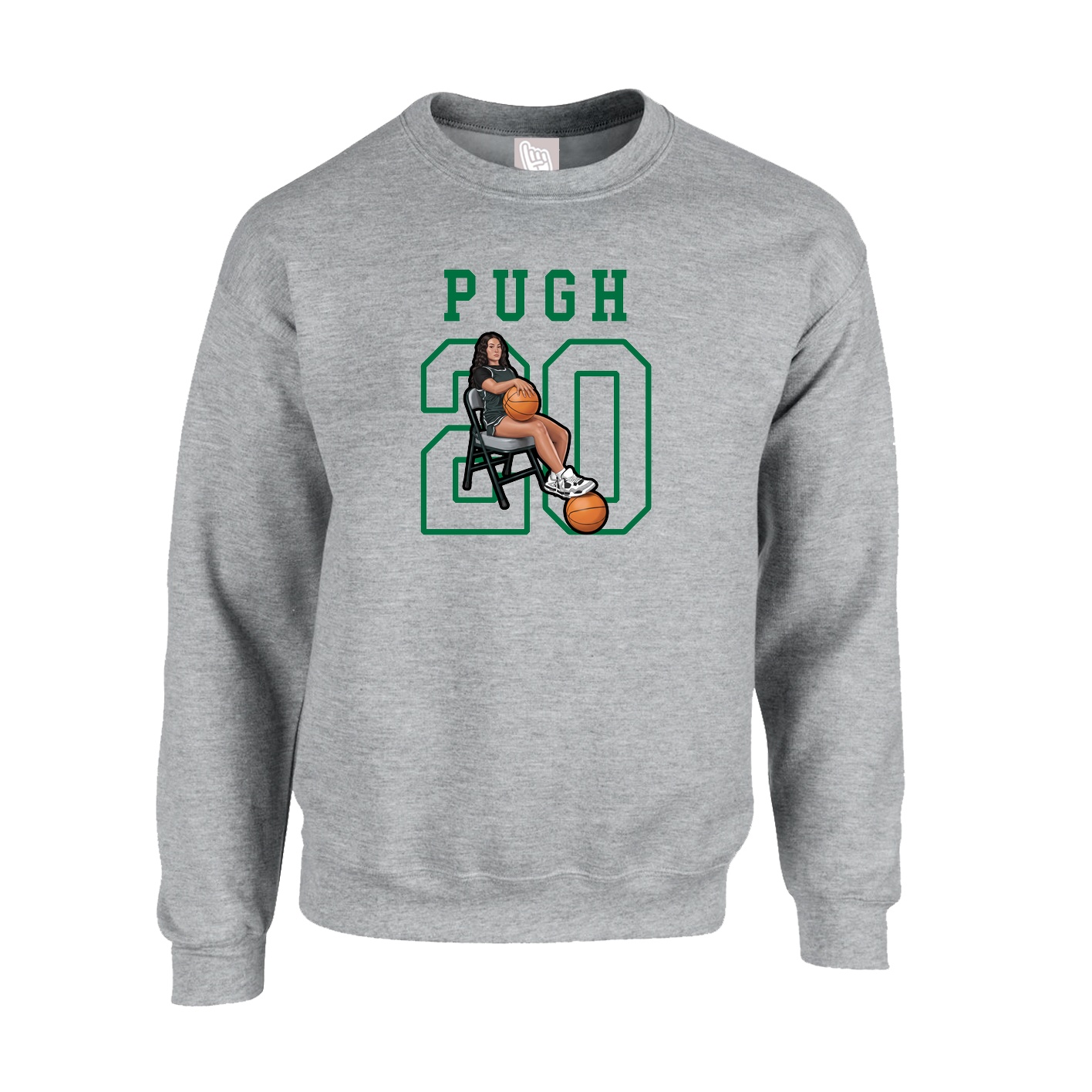 Fleece Crew — Shirsey in Grey