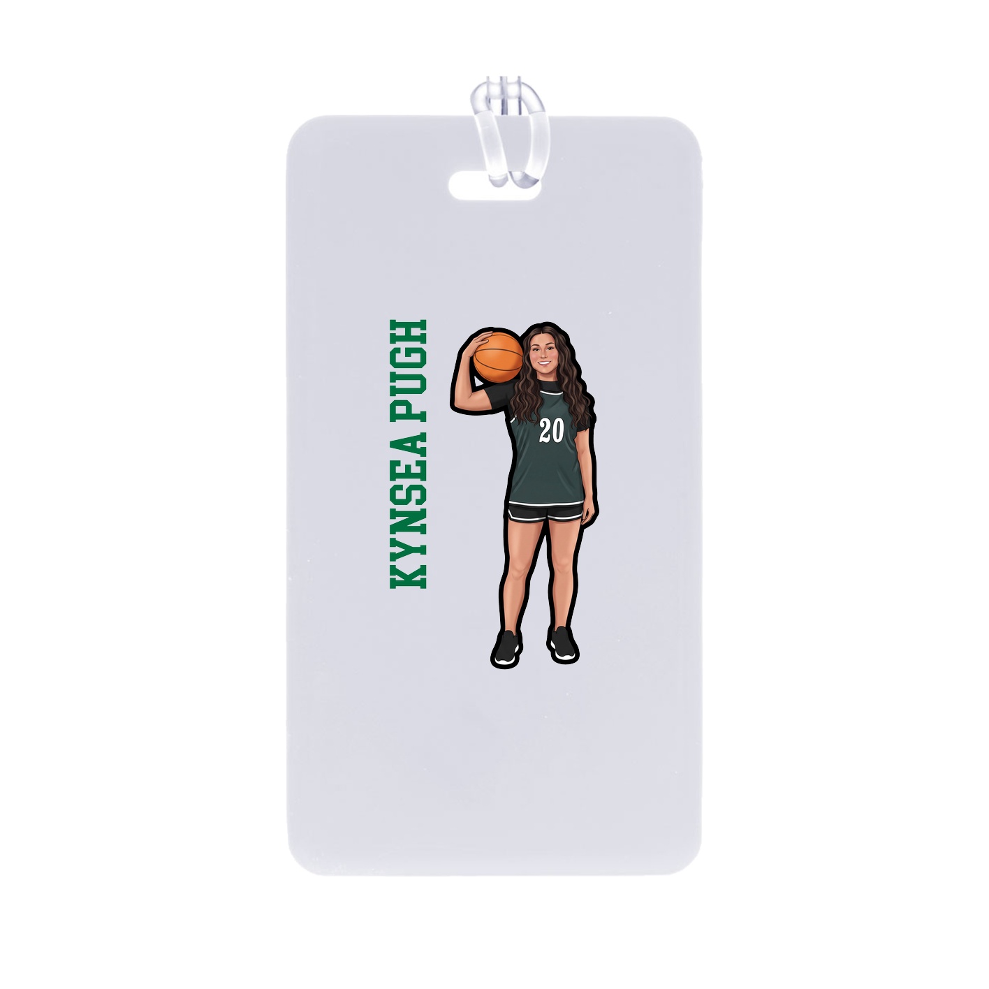 Bag Tag — Name Vertical in Classic