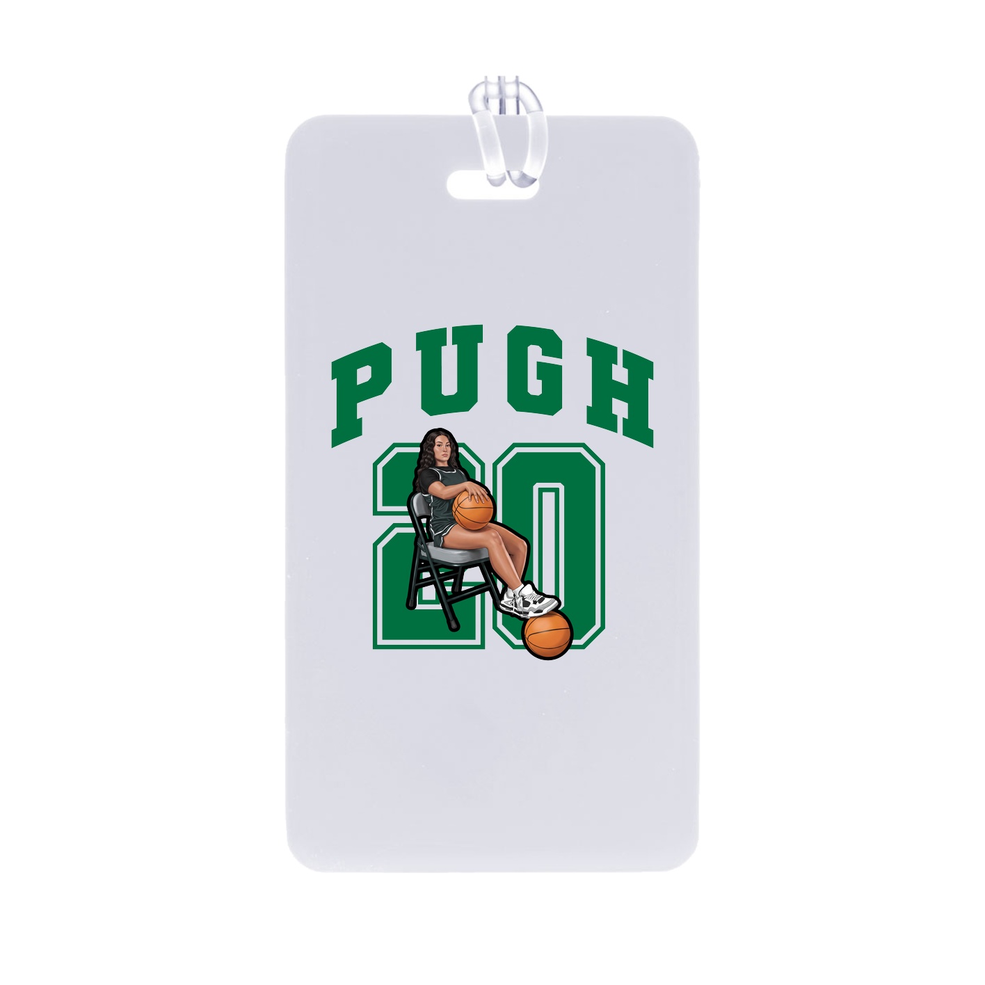 Bag Tag — Number in Classic