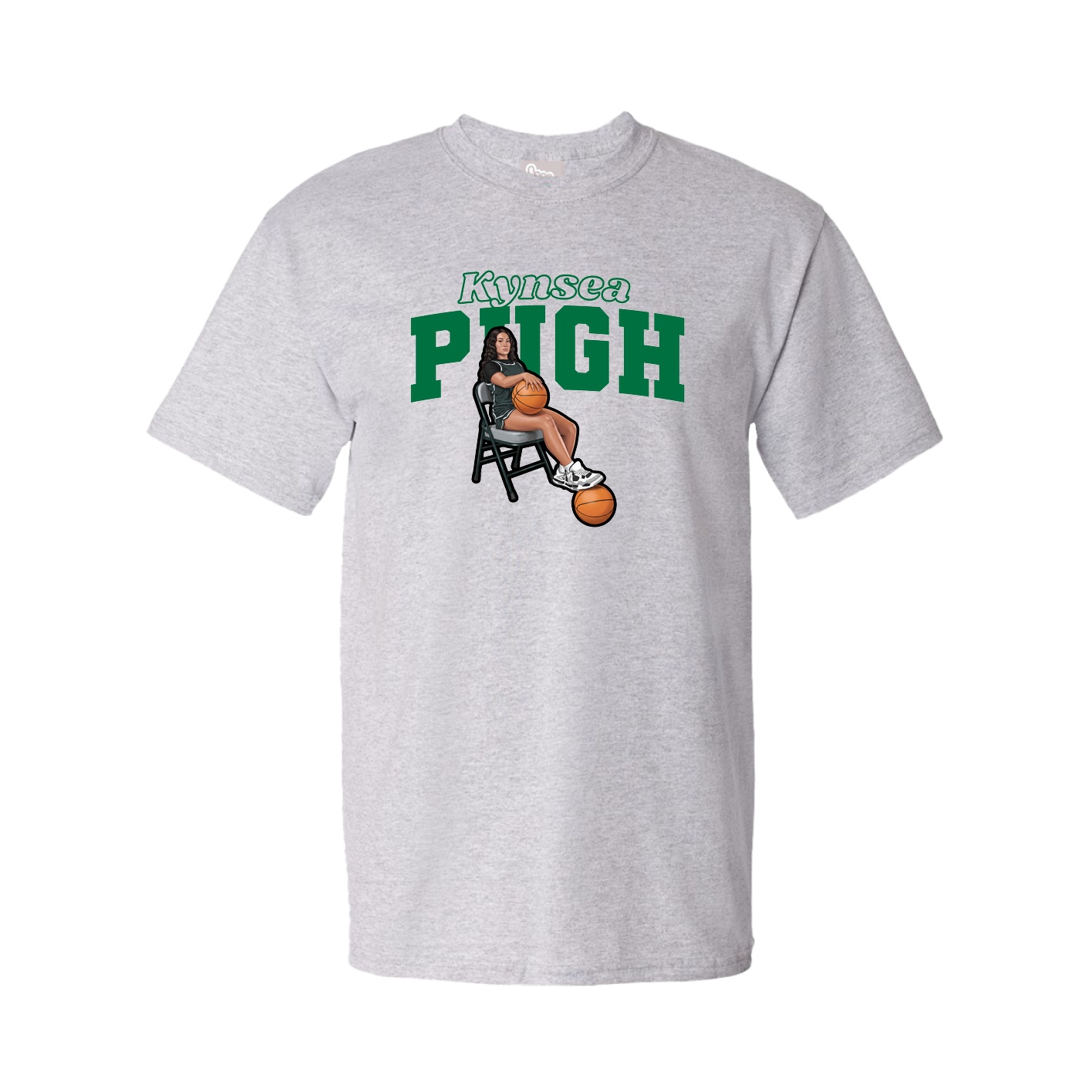 Youth Tee — Name Arch in Grey