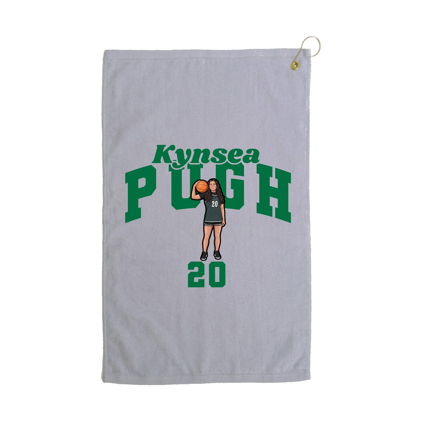 Golf Towel — Signature Arch in Grey