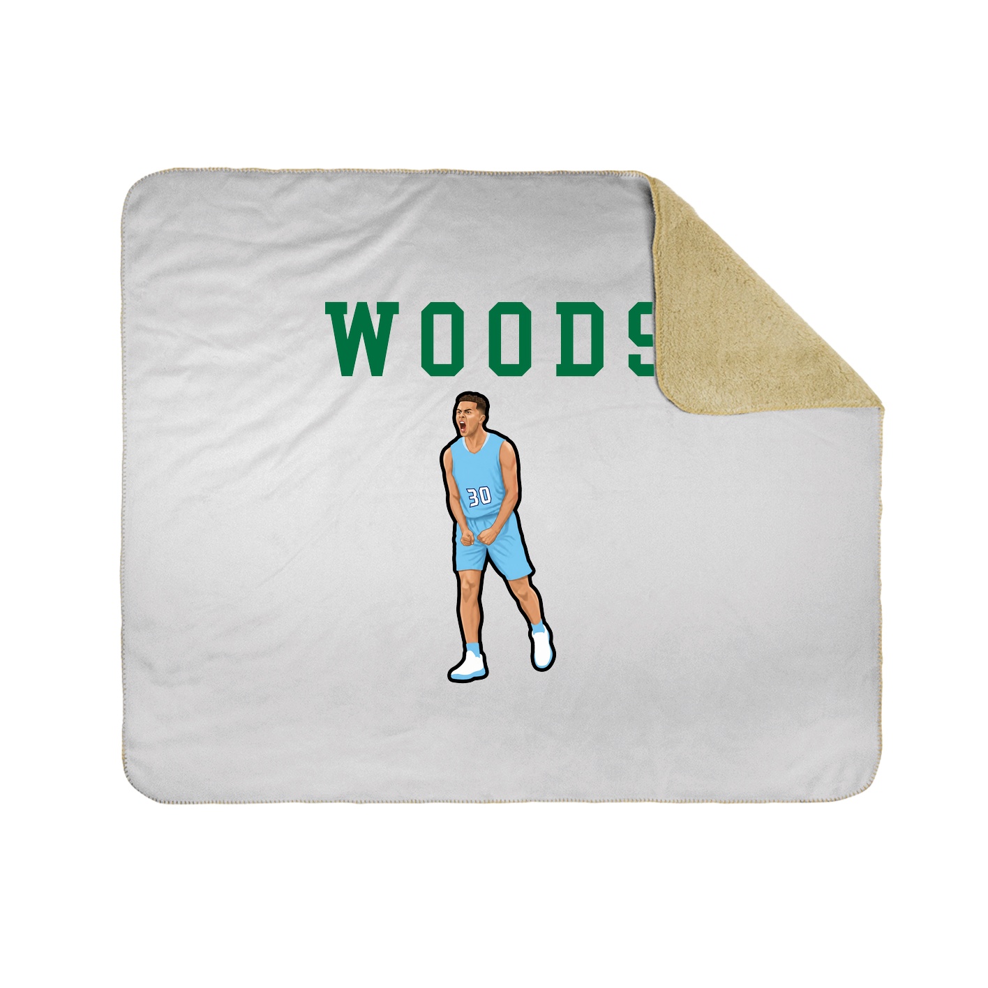 Throw Blanket — Shirsey in White