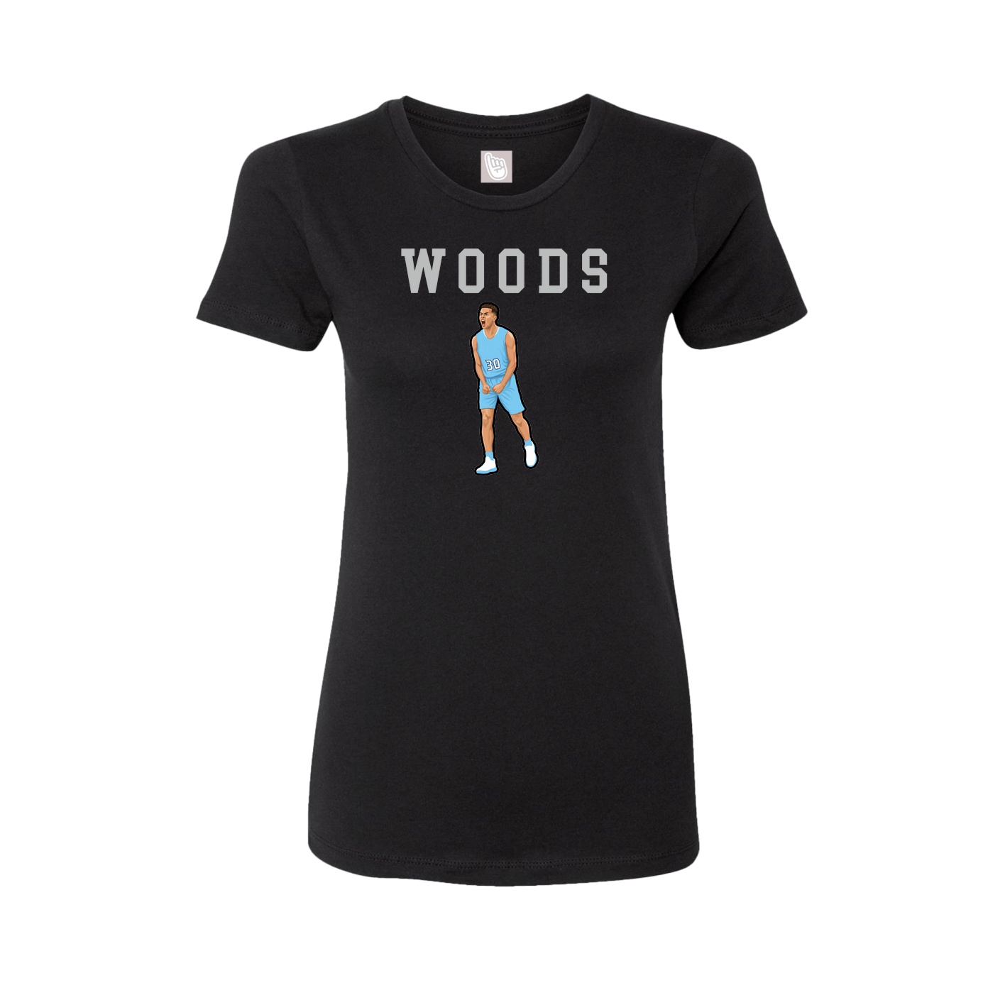 Fitted Women's Tee — Shirsey in Black