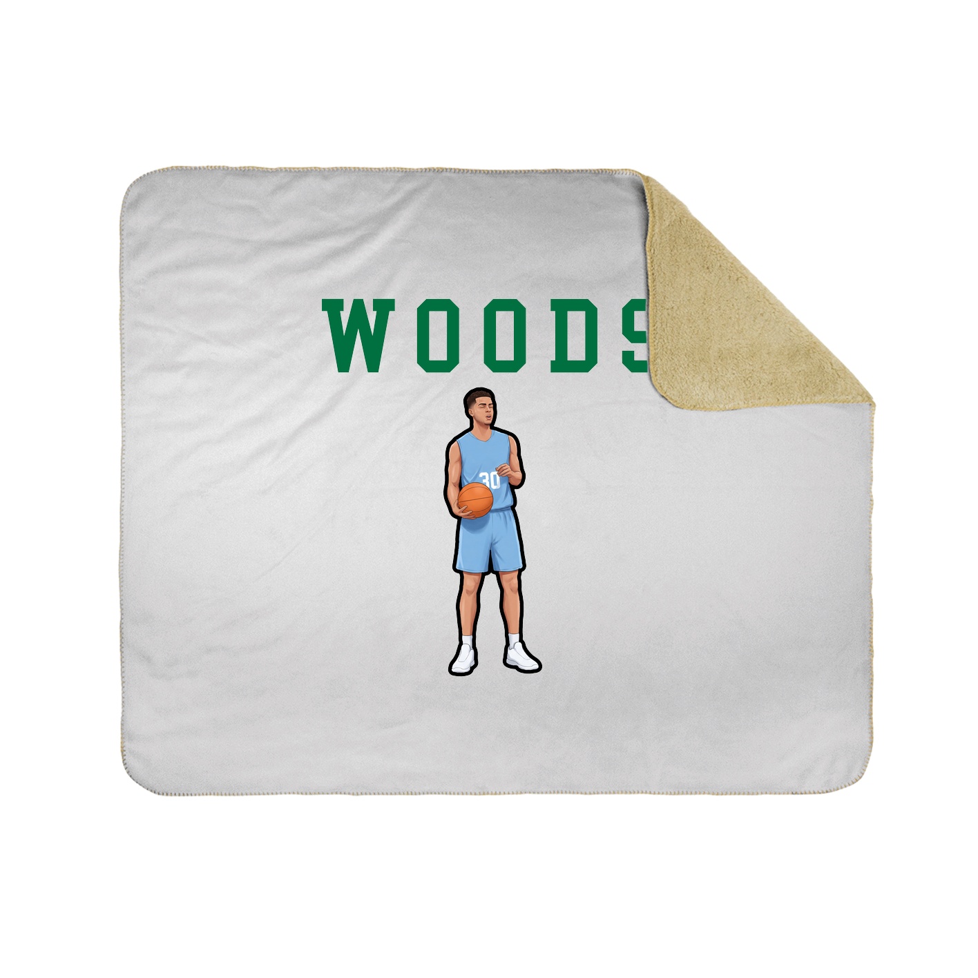 Throw Blanket — Shirsey in White