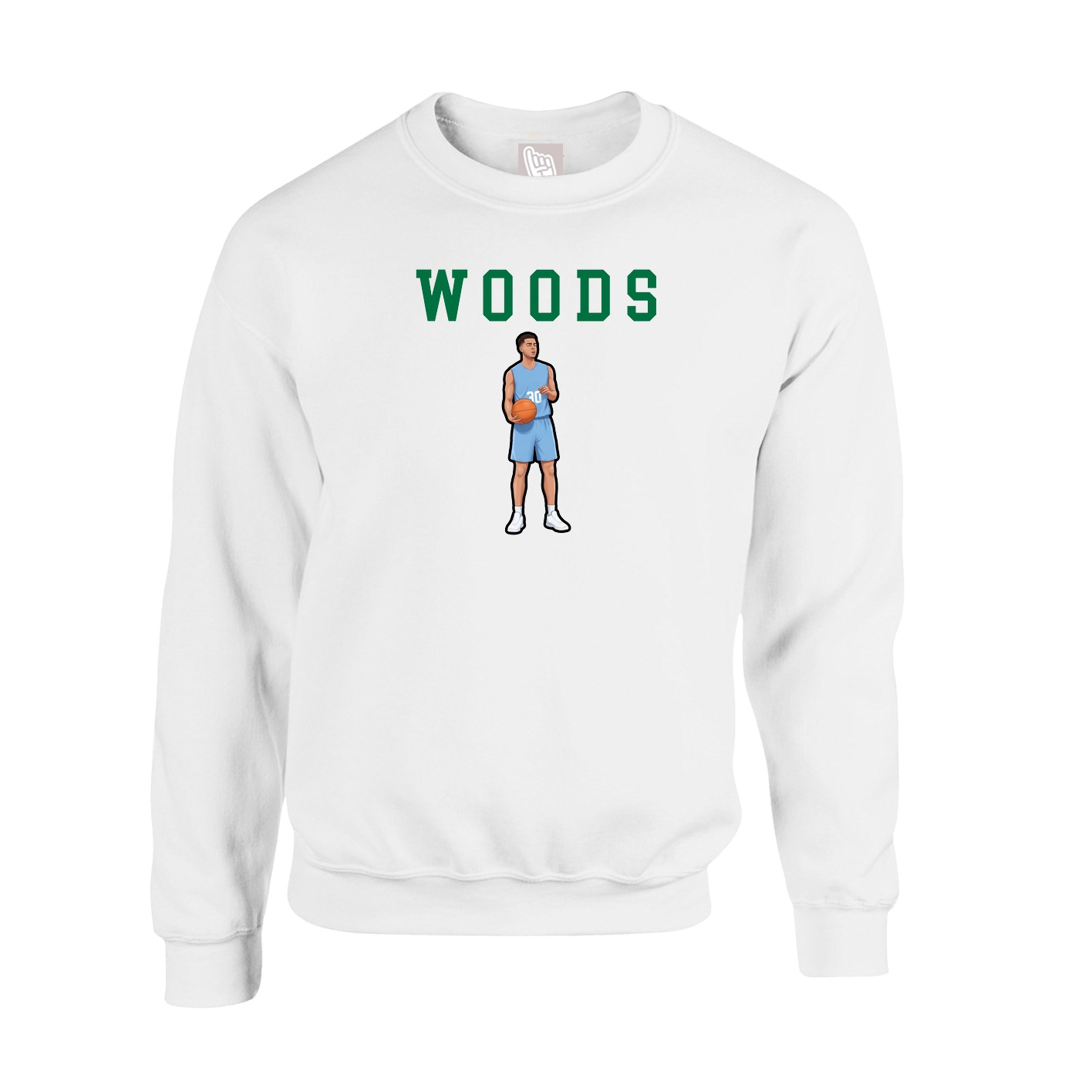 Fleece Crew — Shirsey in White