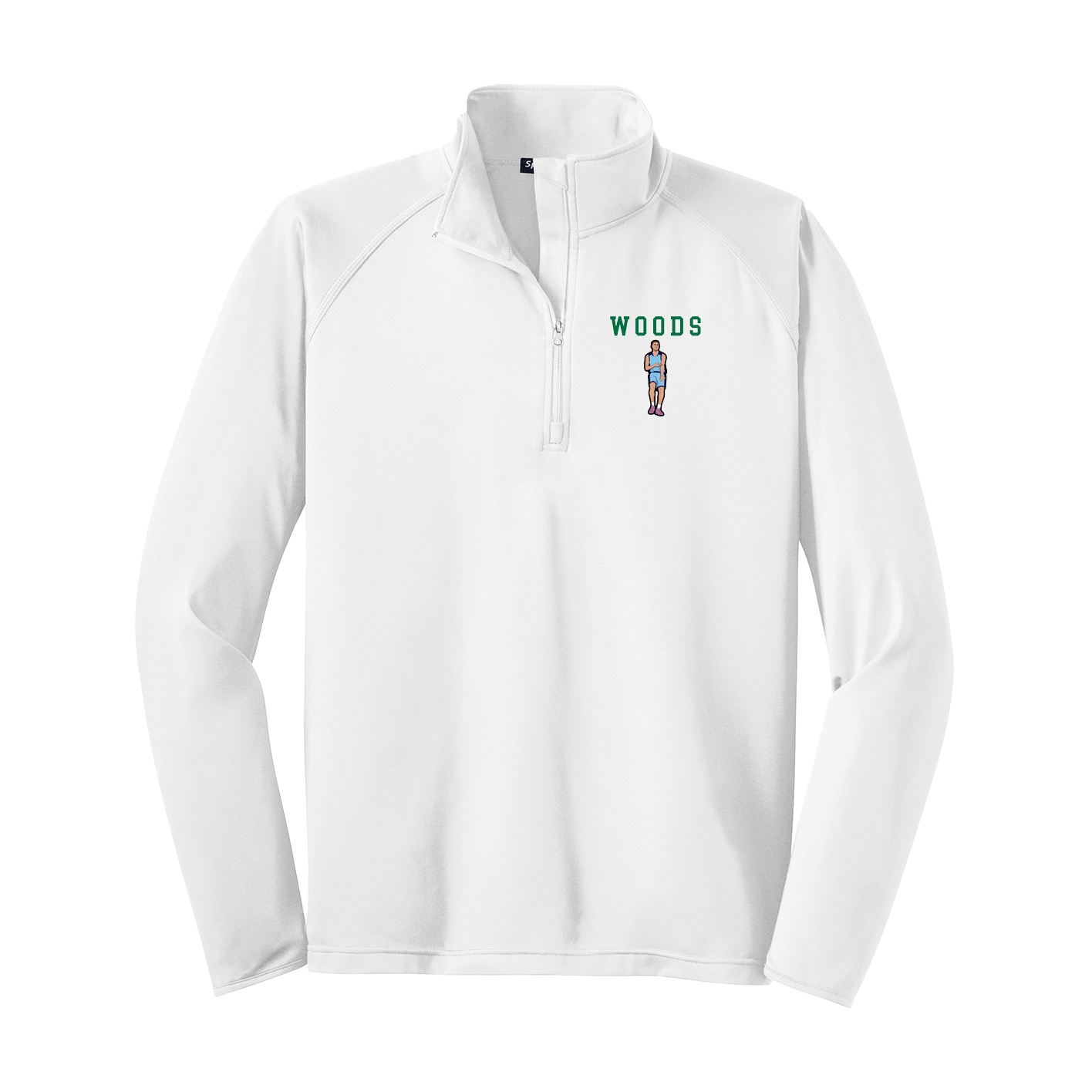 Q-Zip Pullover — Shirsey in White