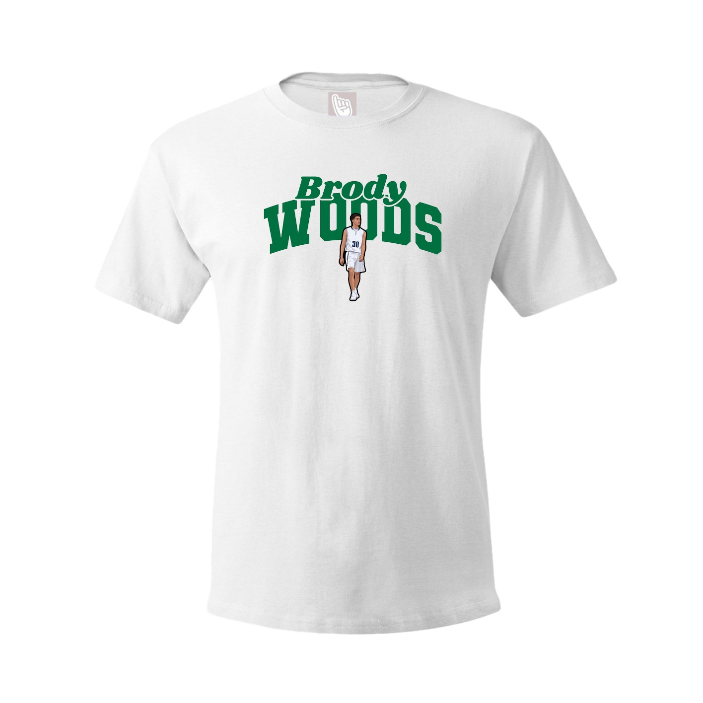 Youth Tee — Signature Arch in White