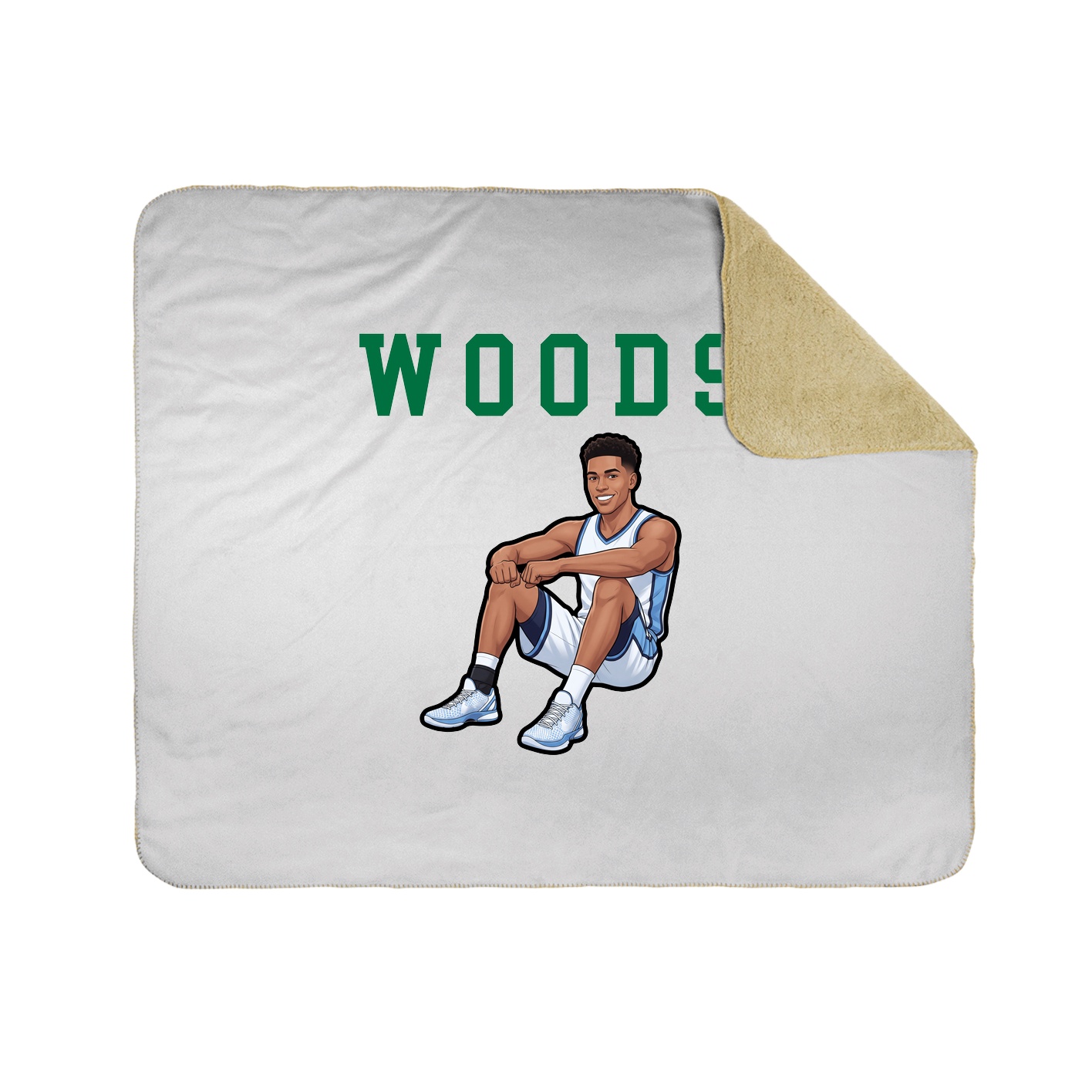 Throw Blanket — Shirsey in White