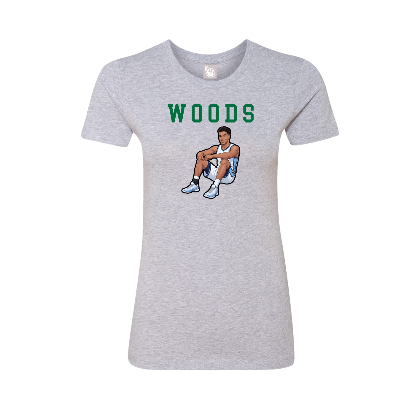 Fitted Women's Tee — Shirsey in Grey