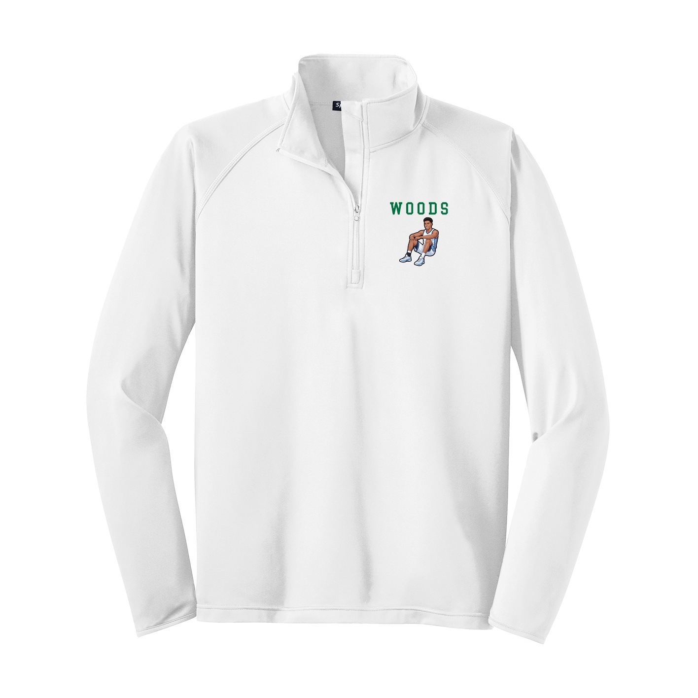 Q-Zip Pullover — Shirsey in White
