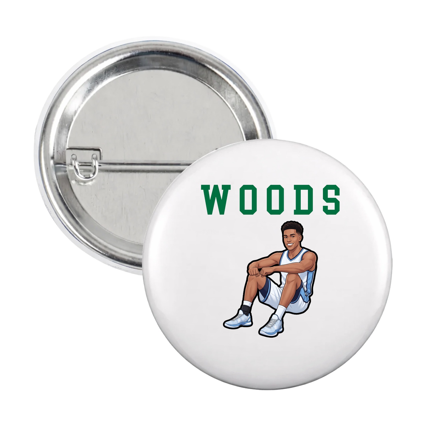 Game Day Button — Shirsey in White