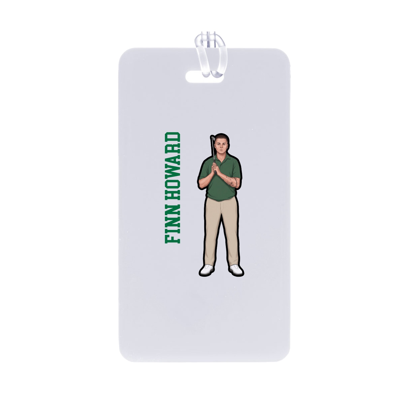 Bag Tag — Name Vertical in Classic