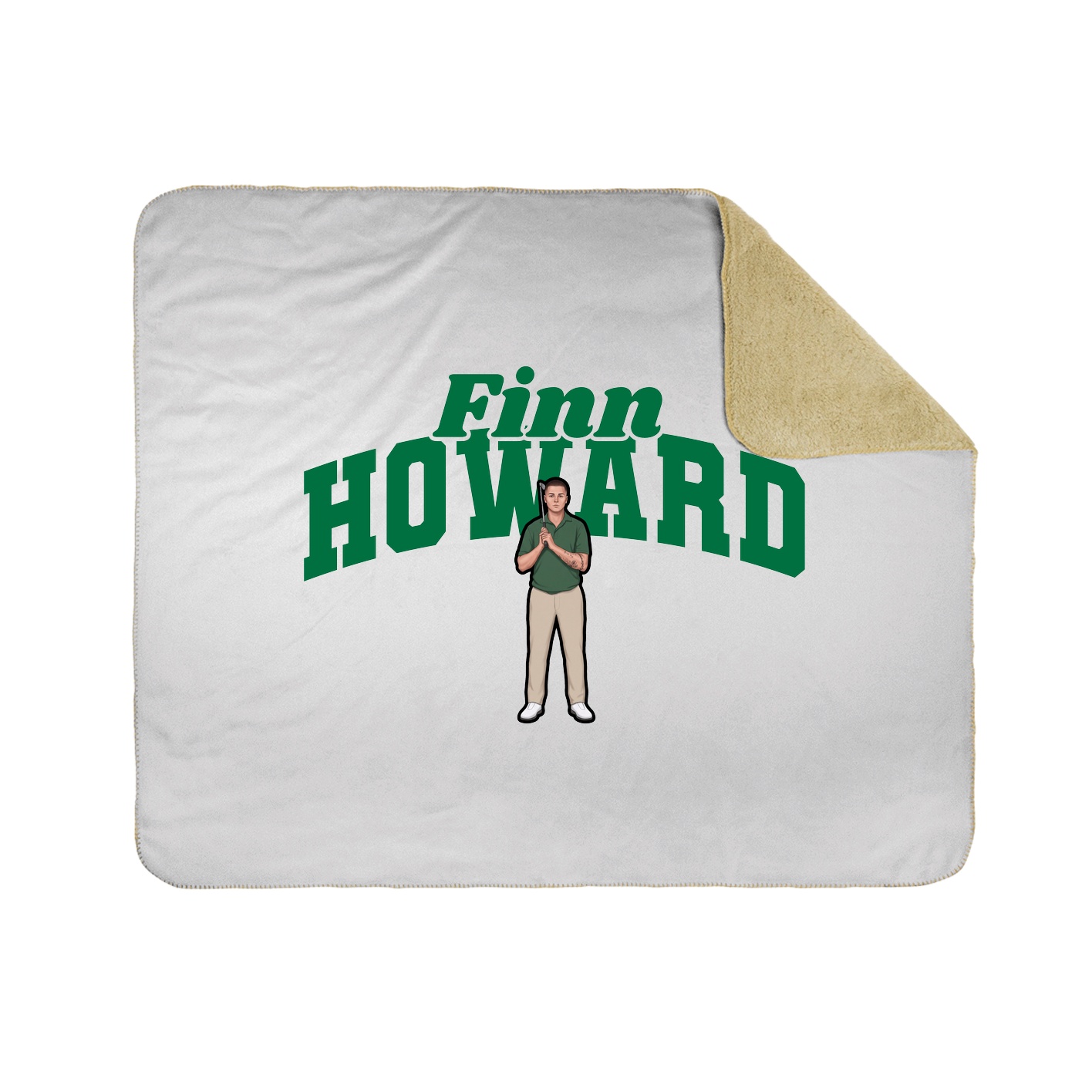 Throw Blanket — Signature Arch in White