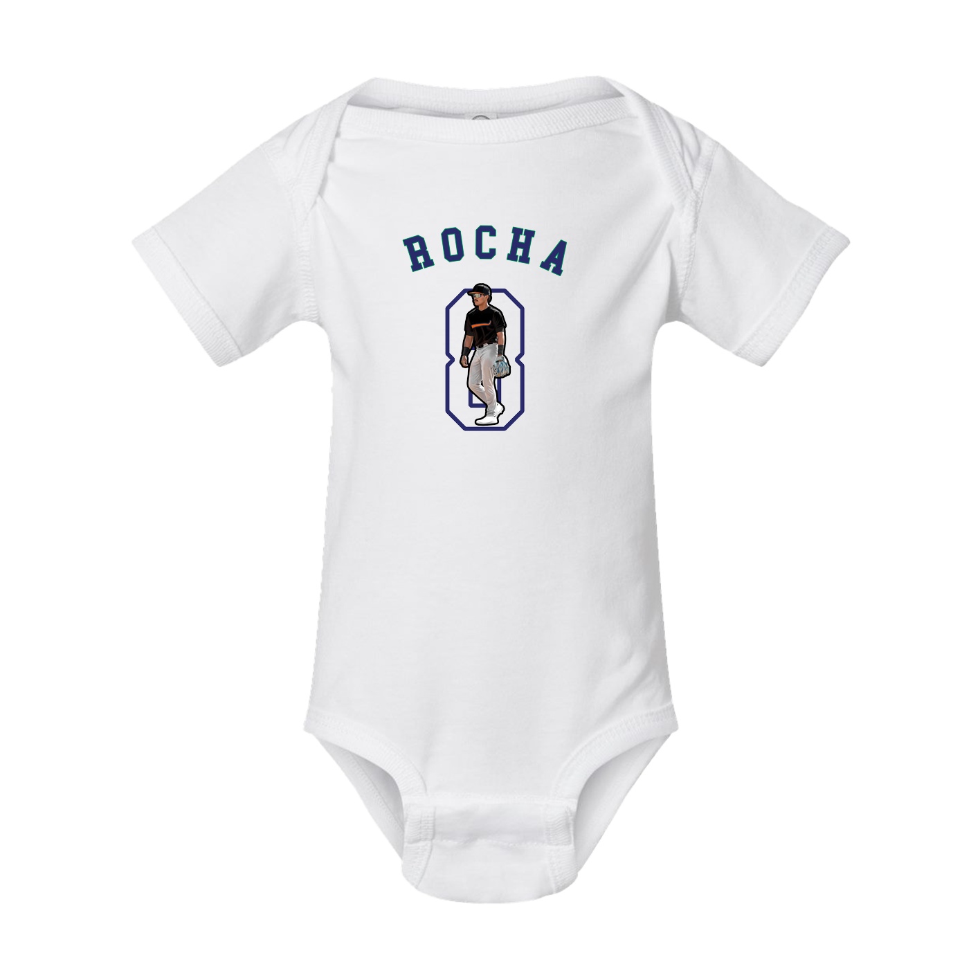 Baby Onesie — Shirsey Arch in White