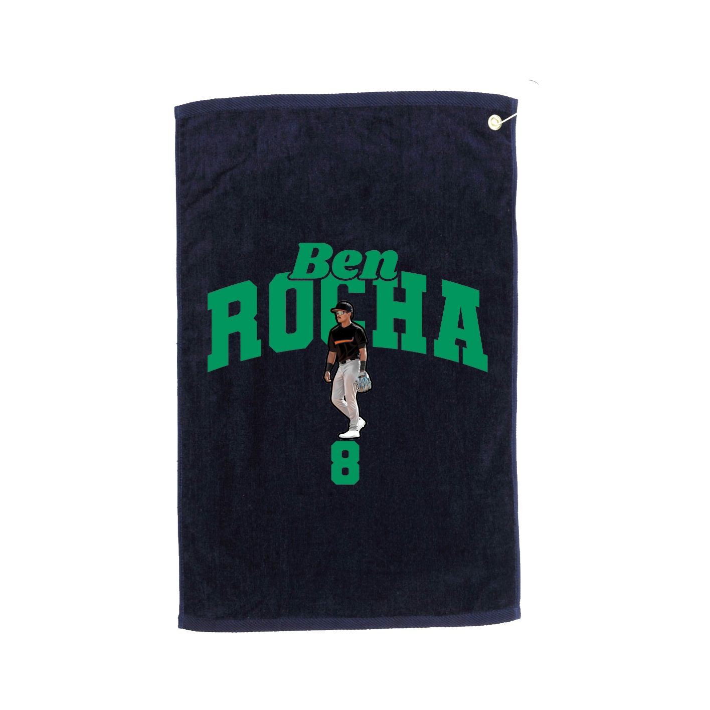Golf Towel — Signature Arch in Navy