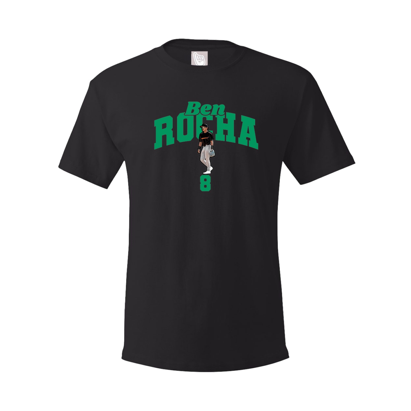 Youth Tee — Signature Arch in Black